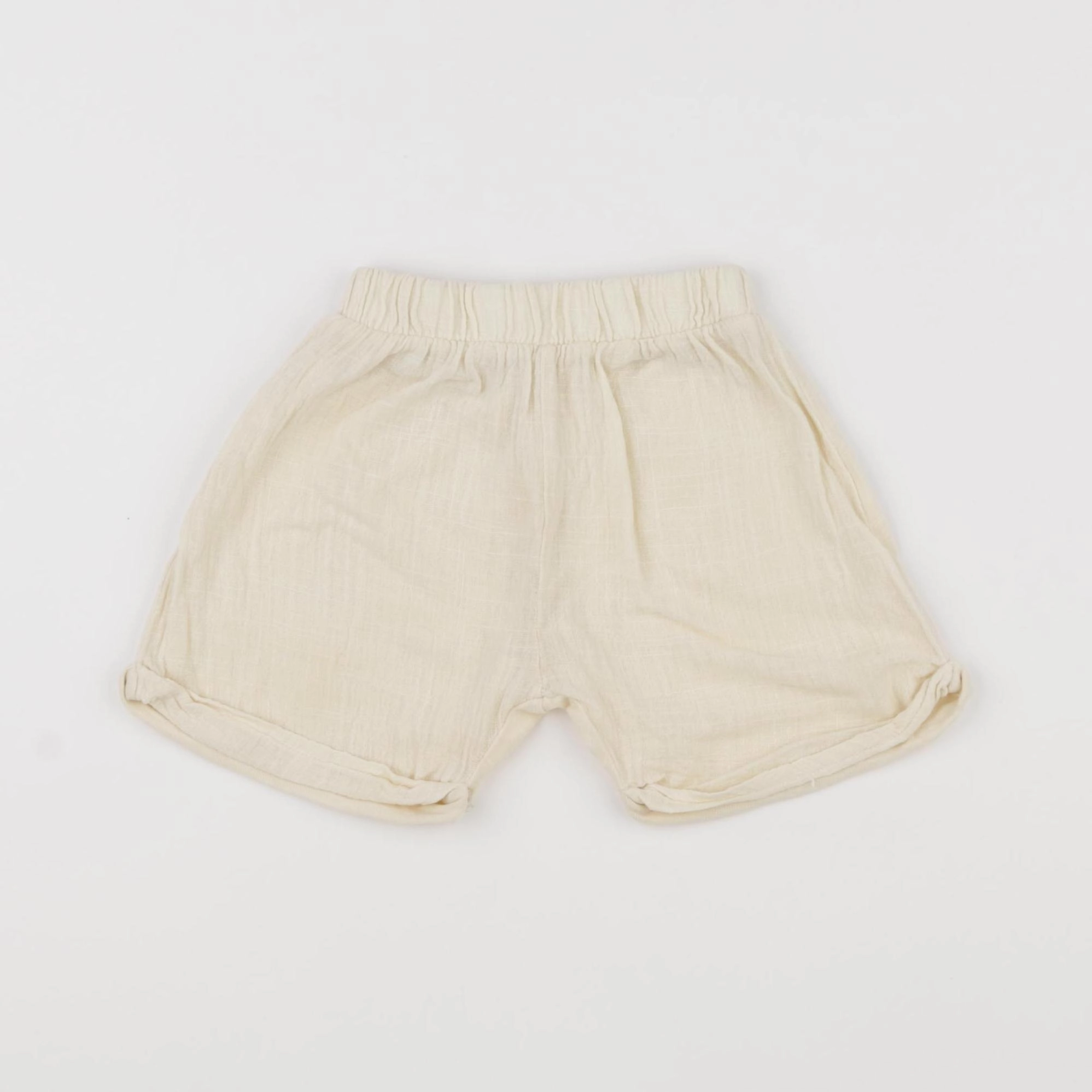 Zara - short beige - 9/12 mois