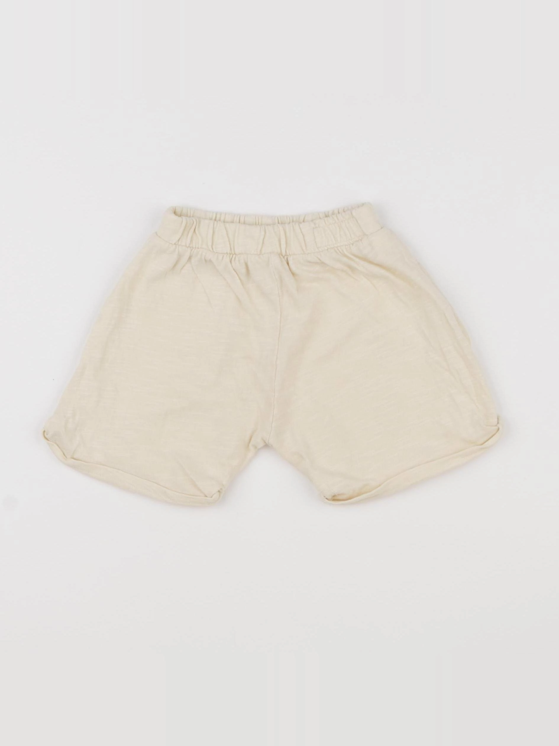 Zara - short beige - 9/12 mois