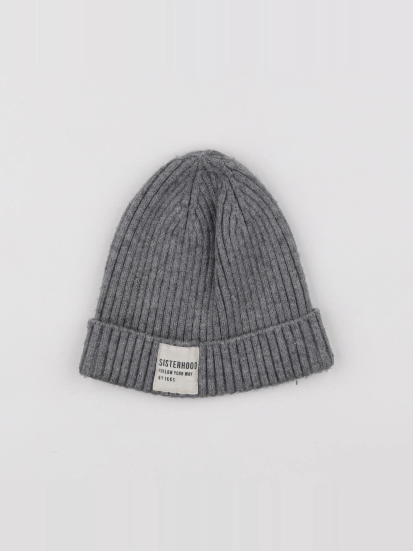 IKKS - bonnet gris - 9/13 ans