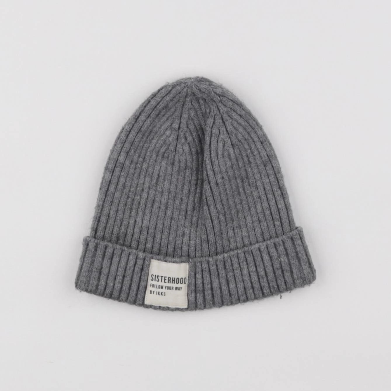 IKKS - bonnet gris - 9/13 ans