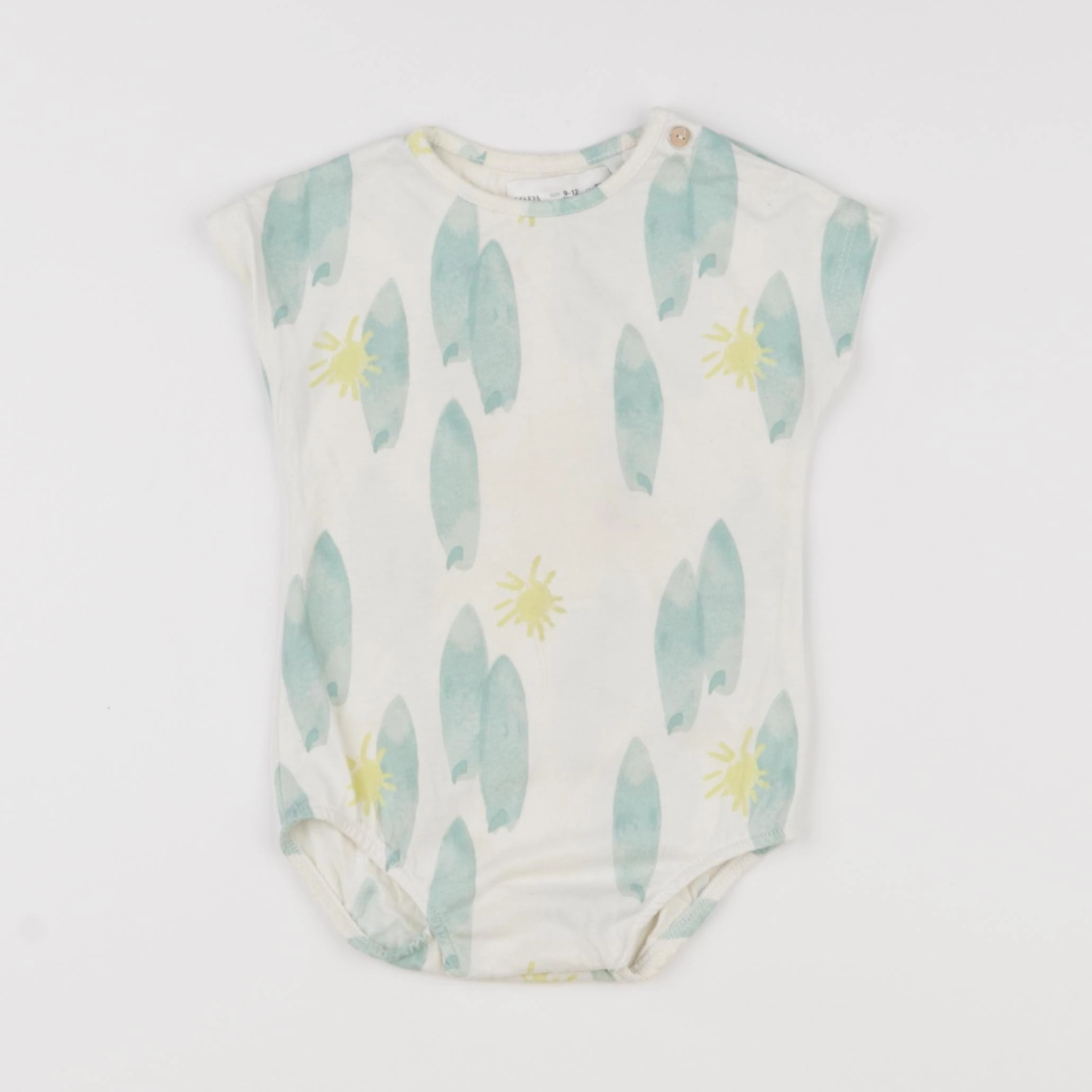 Zara - body beige - 9/12 mois