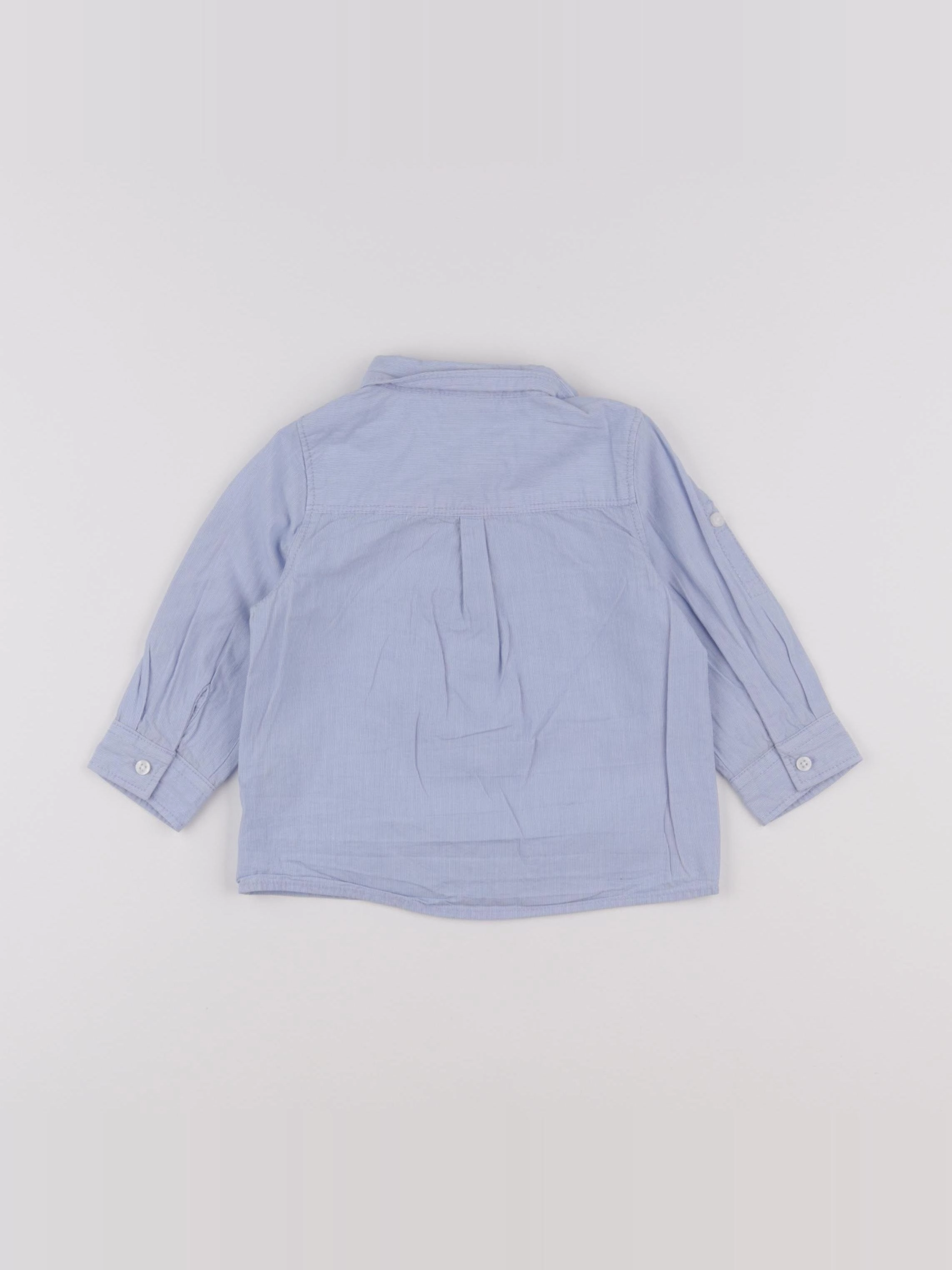 Tape à l'oeil - chemise bleu - 12 mois