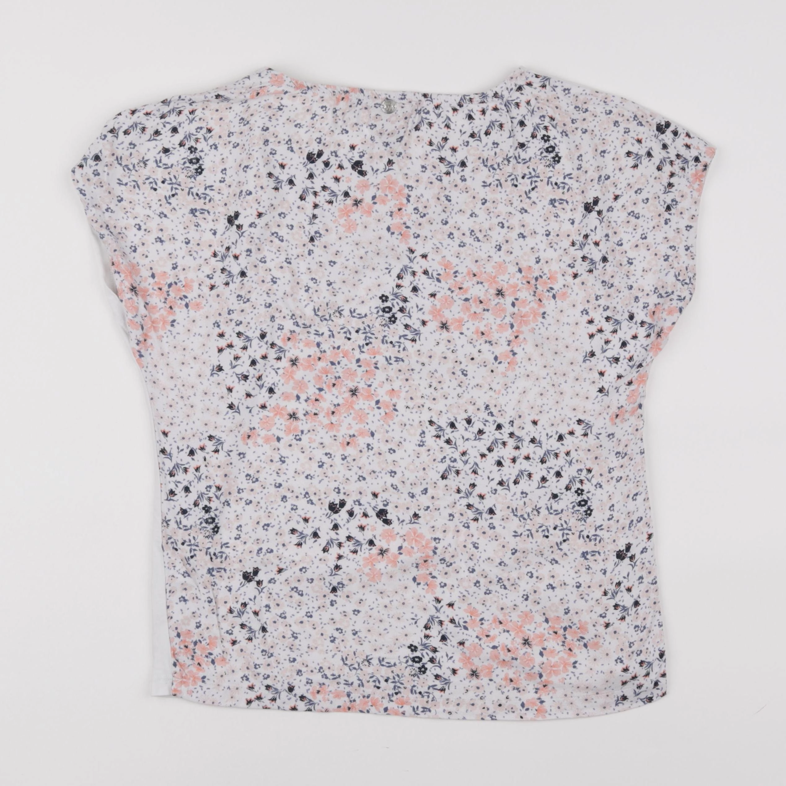 IKKS - tee-shirt blanc, bleu - 12 ans