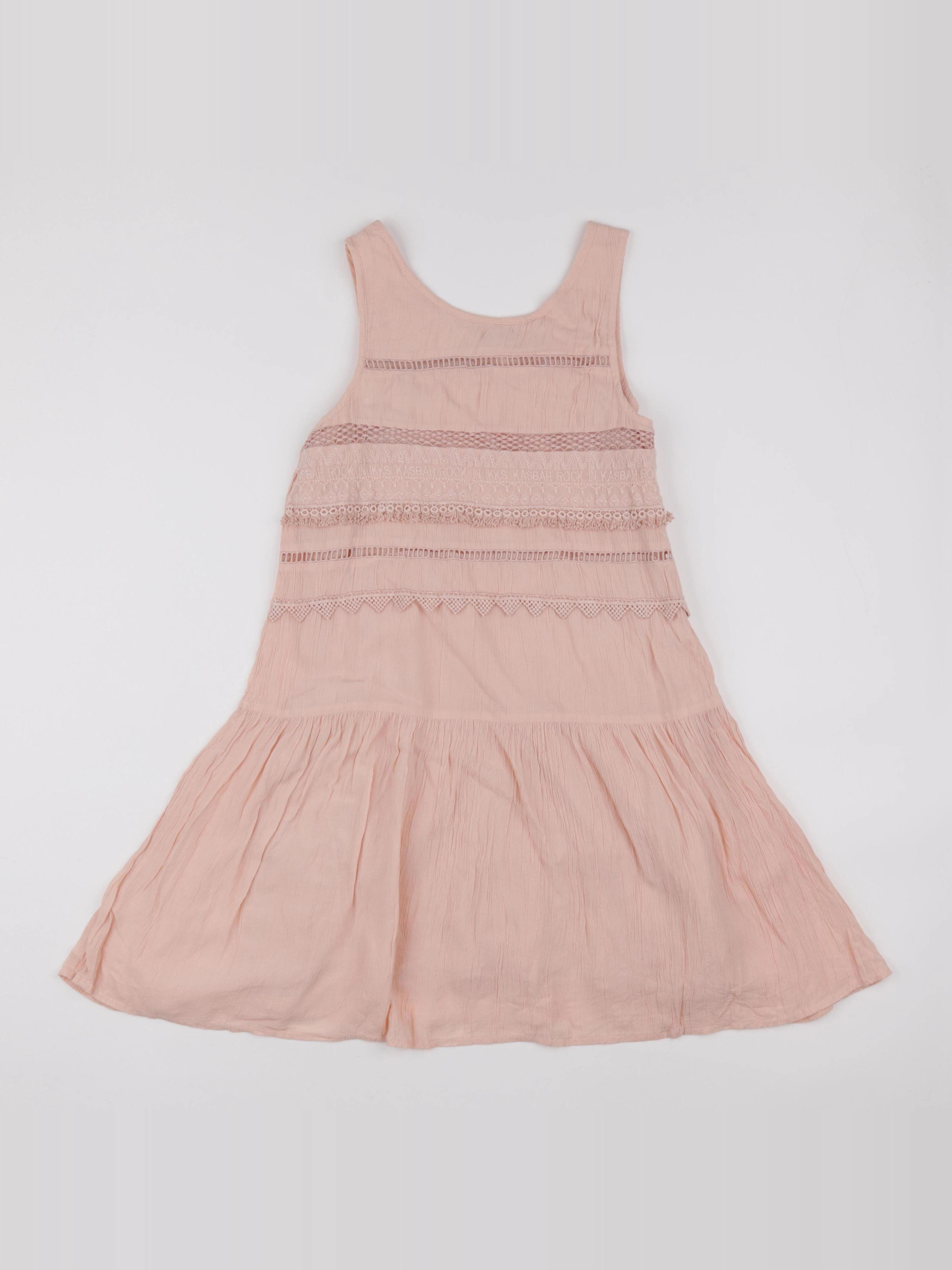 IKKS - robe rose - 12 ans