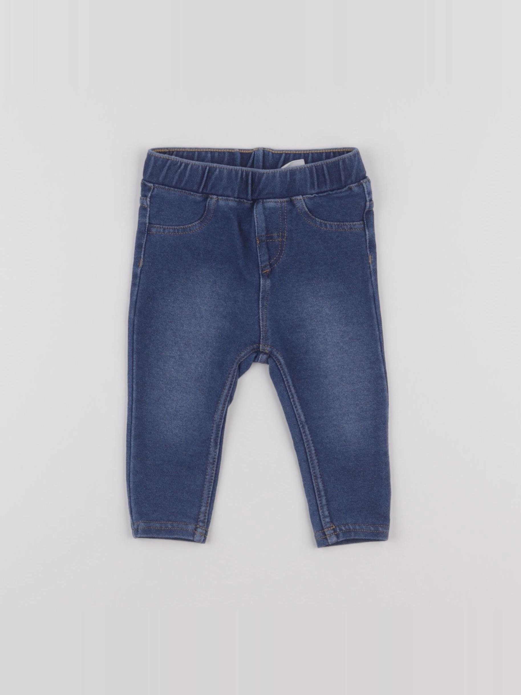 H&M - jegging bleu - 3/6 mois