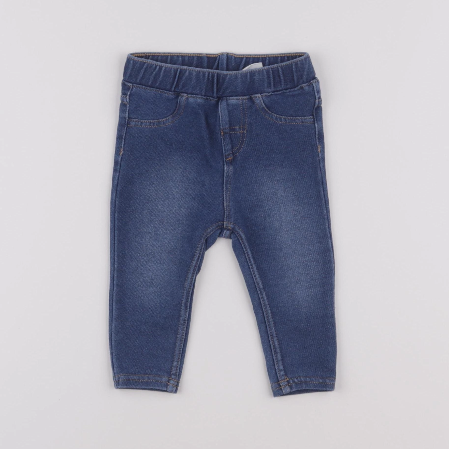 H&M - jegging bleu - 3/6 mois