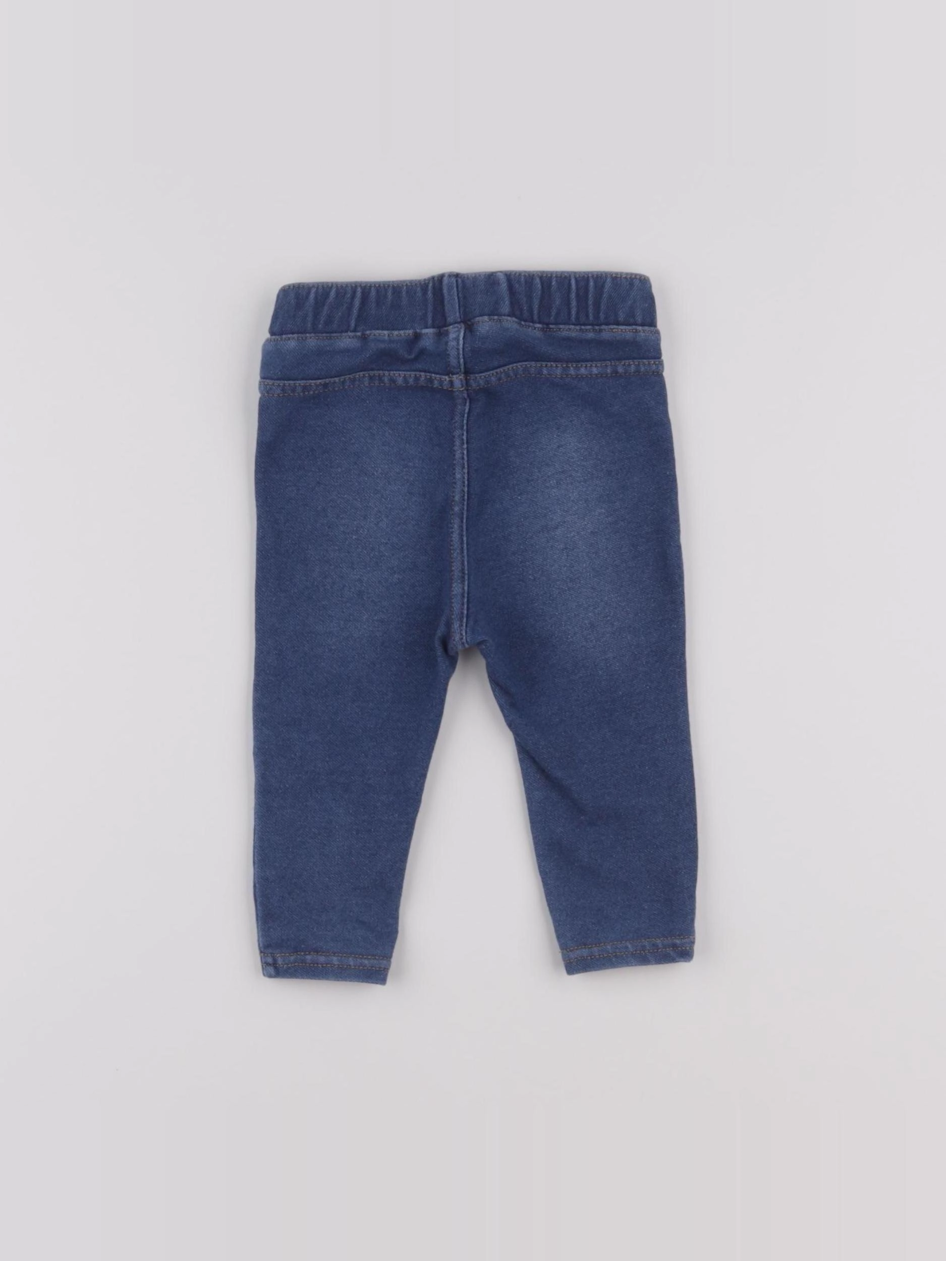 H&M - jegging bleu - 3/6 mois