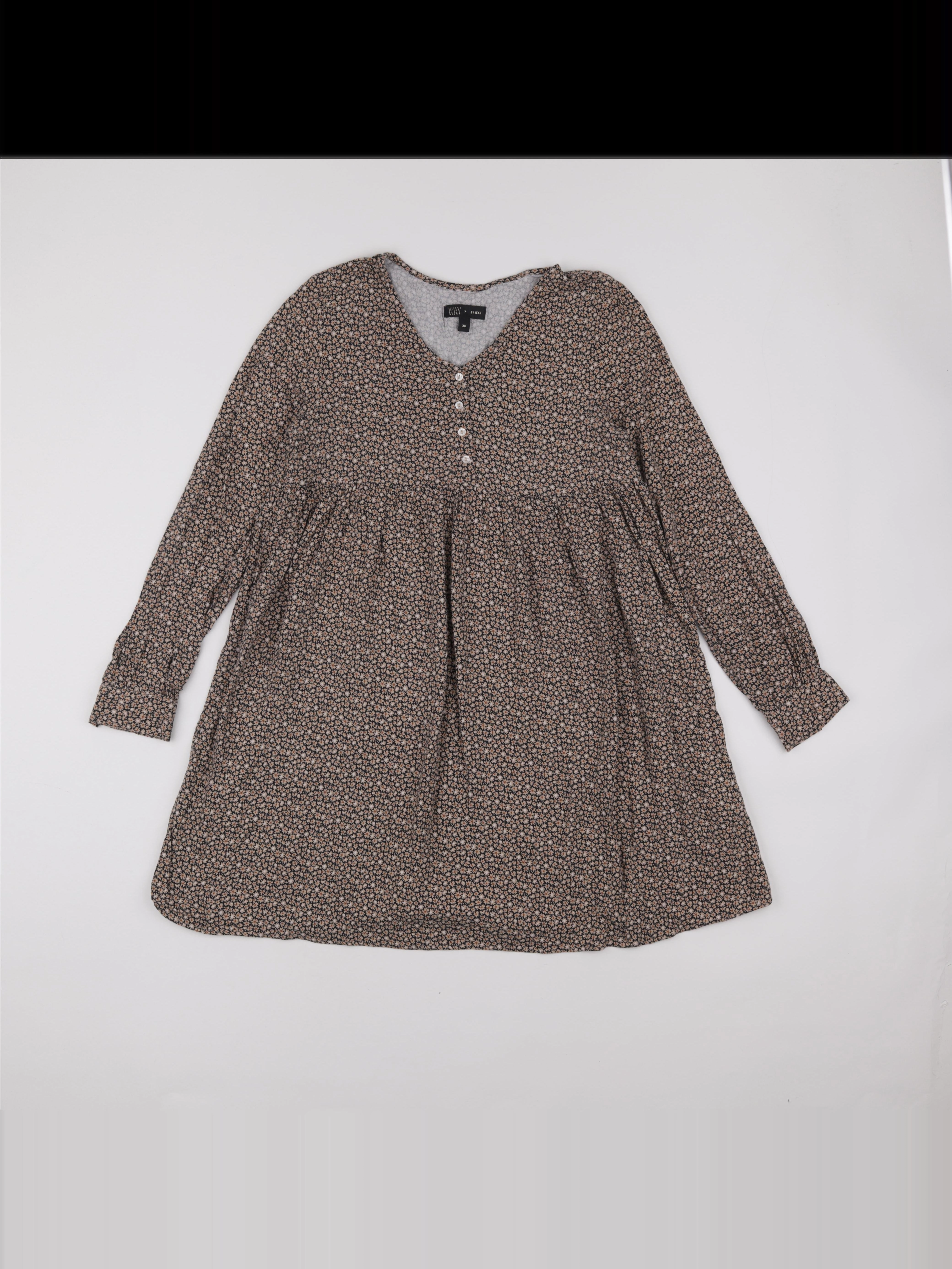 IKKS - robe bleu, marron - 12 ans