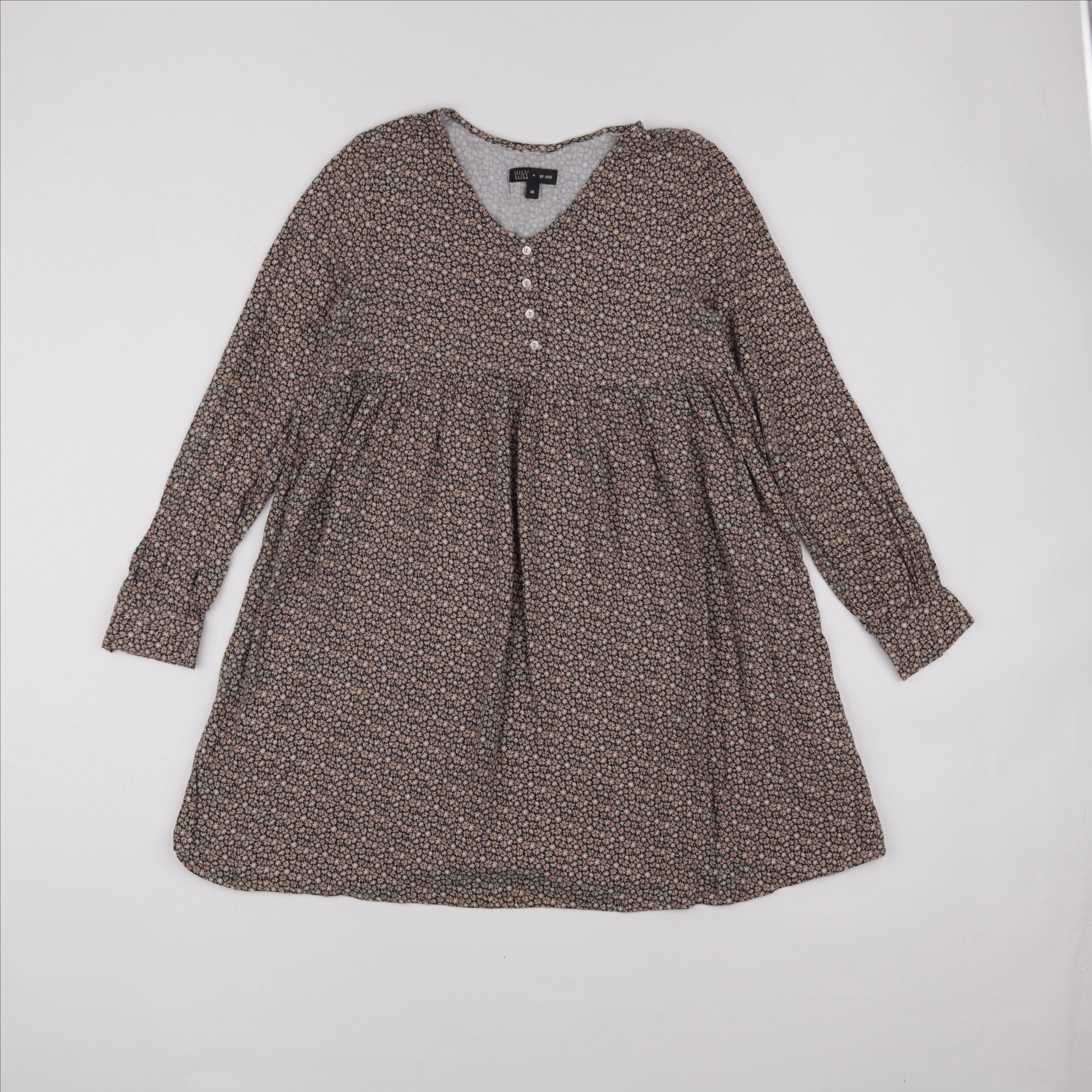 IKKS - robe bleu, marron - 12 ans
