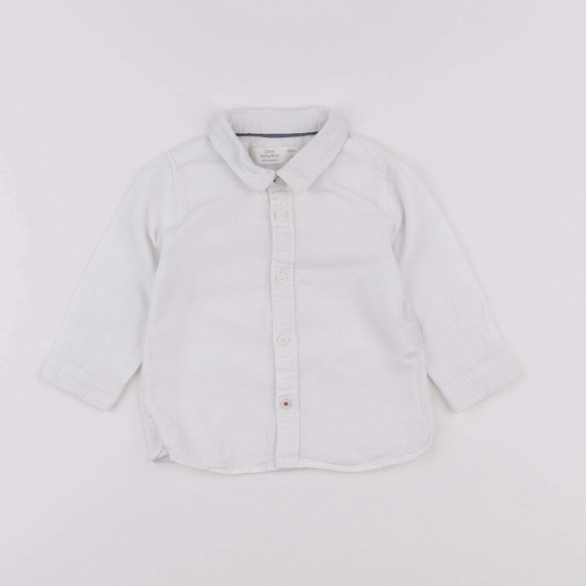 Zara - chemise blanc - 3/6 mois