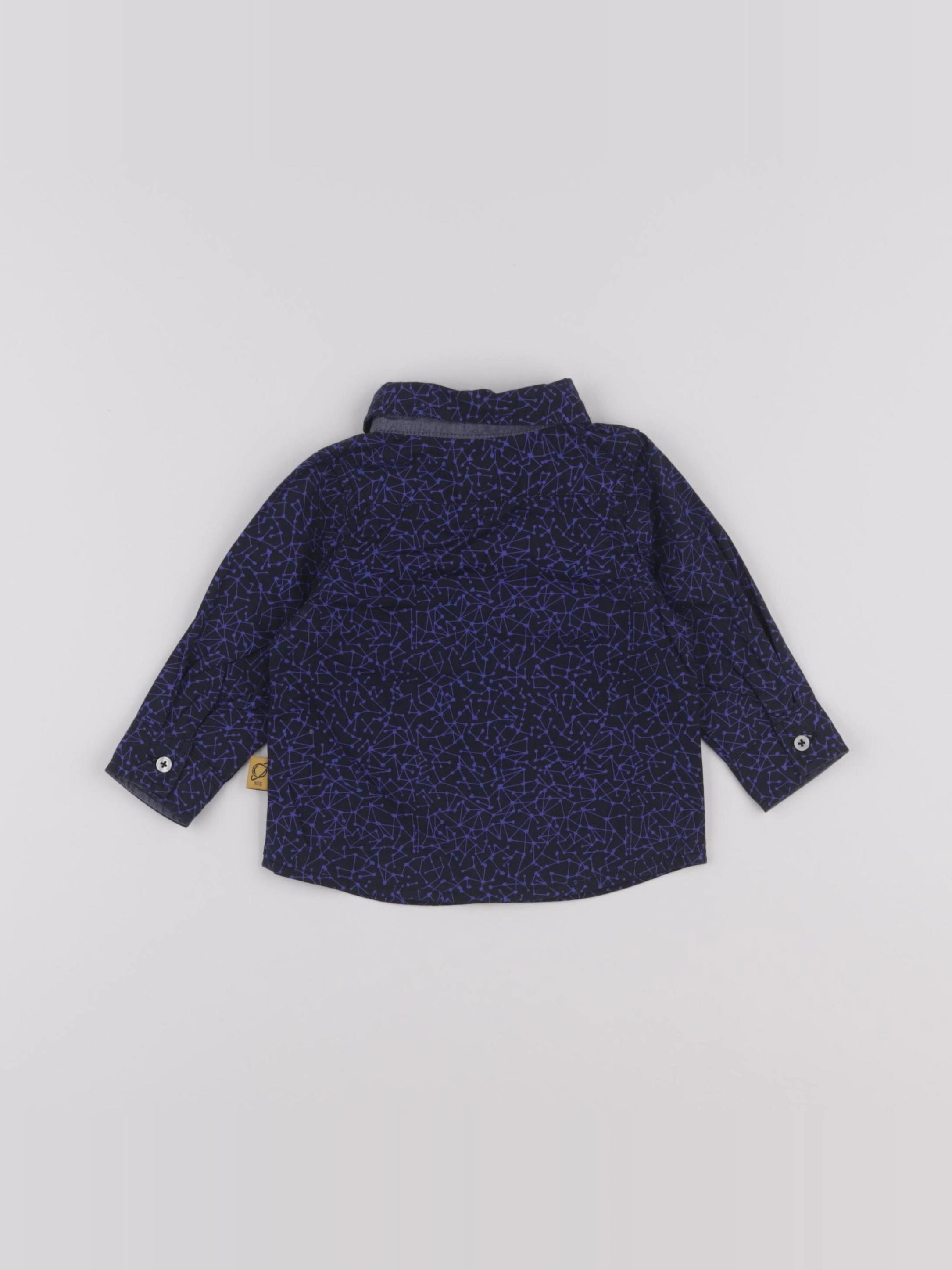 IKKS - chemise bleu - 3 mois