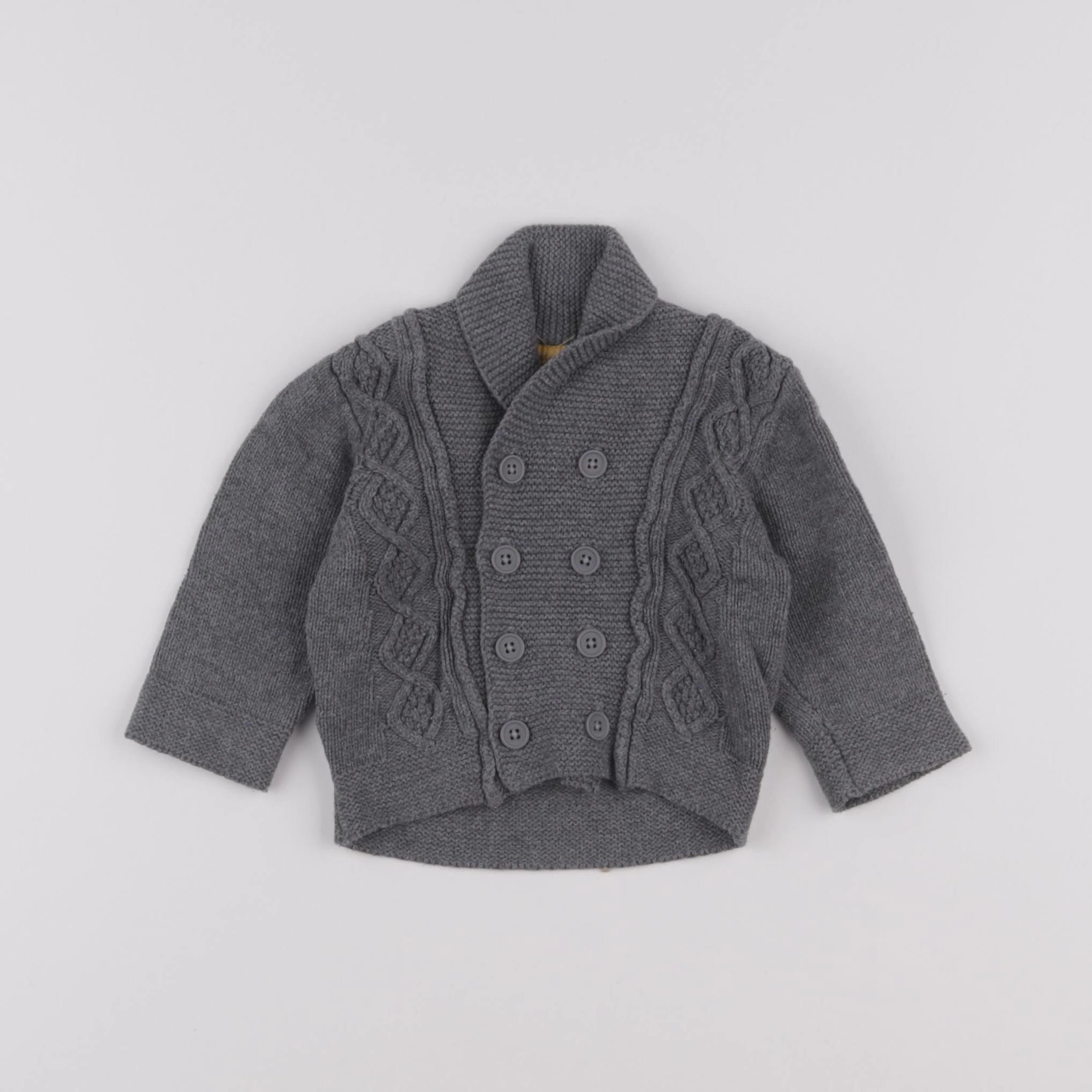 Tape à l'oeil - gilet gris - 3 mois