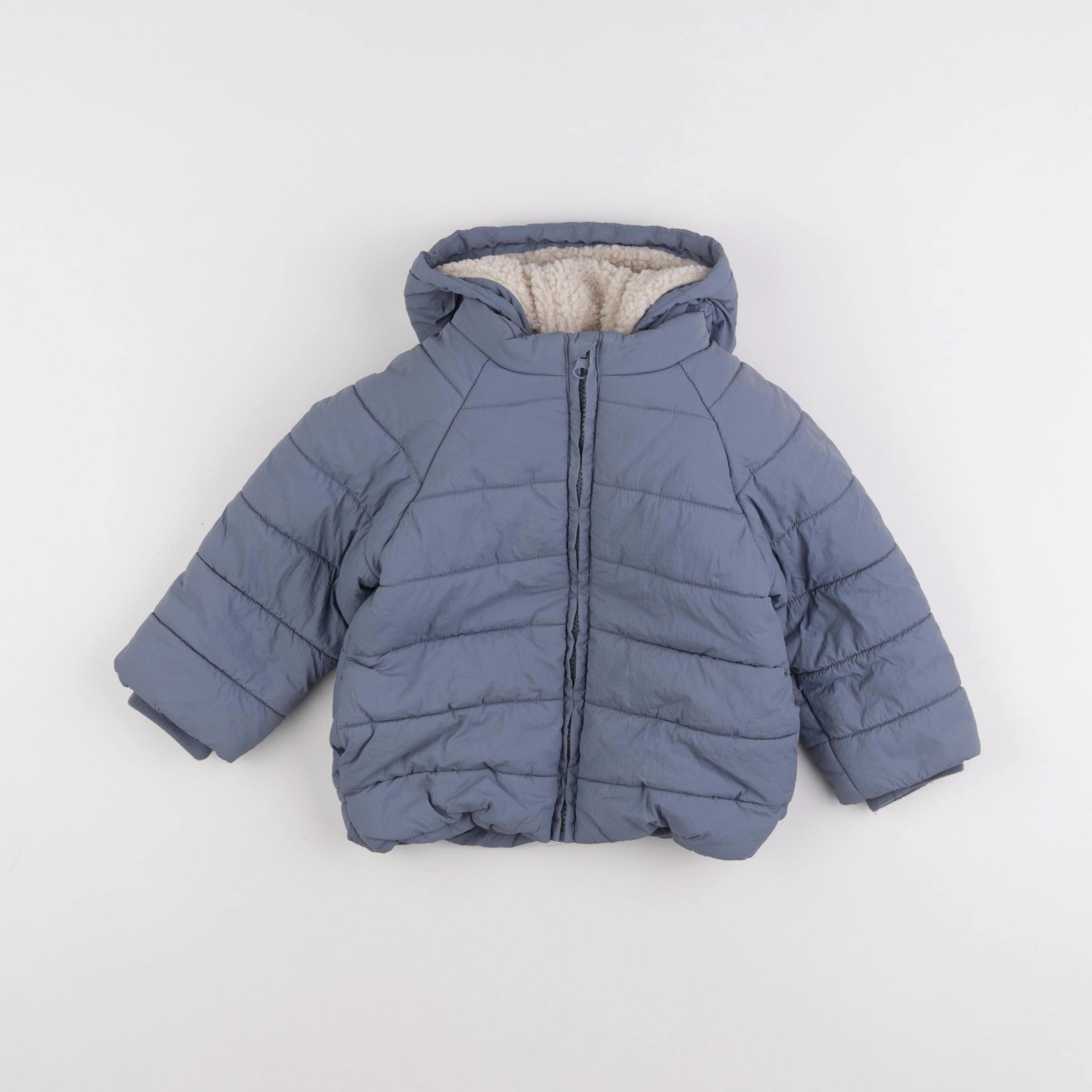 Vertbaudet - doudoune bleu - 36 mois