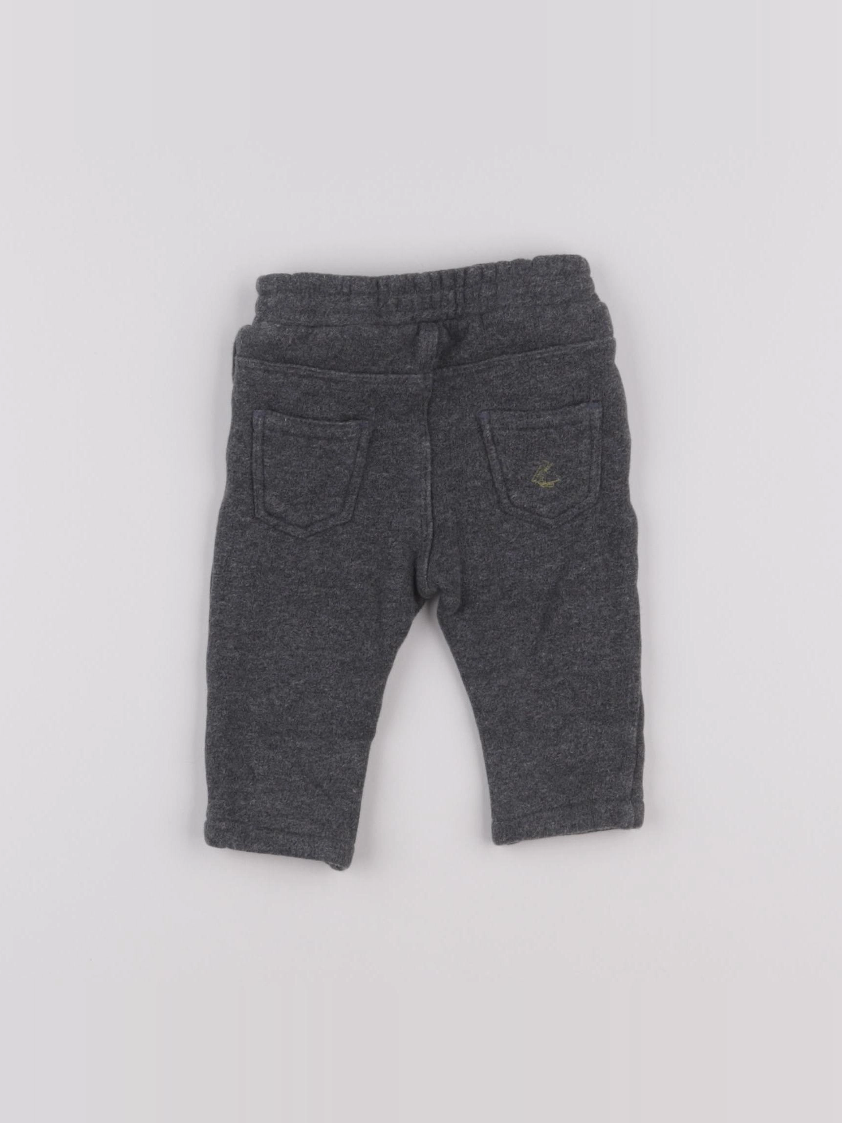 Petit Bateau - jogging gris - 3 mois