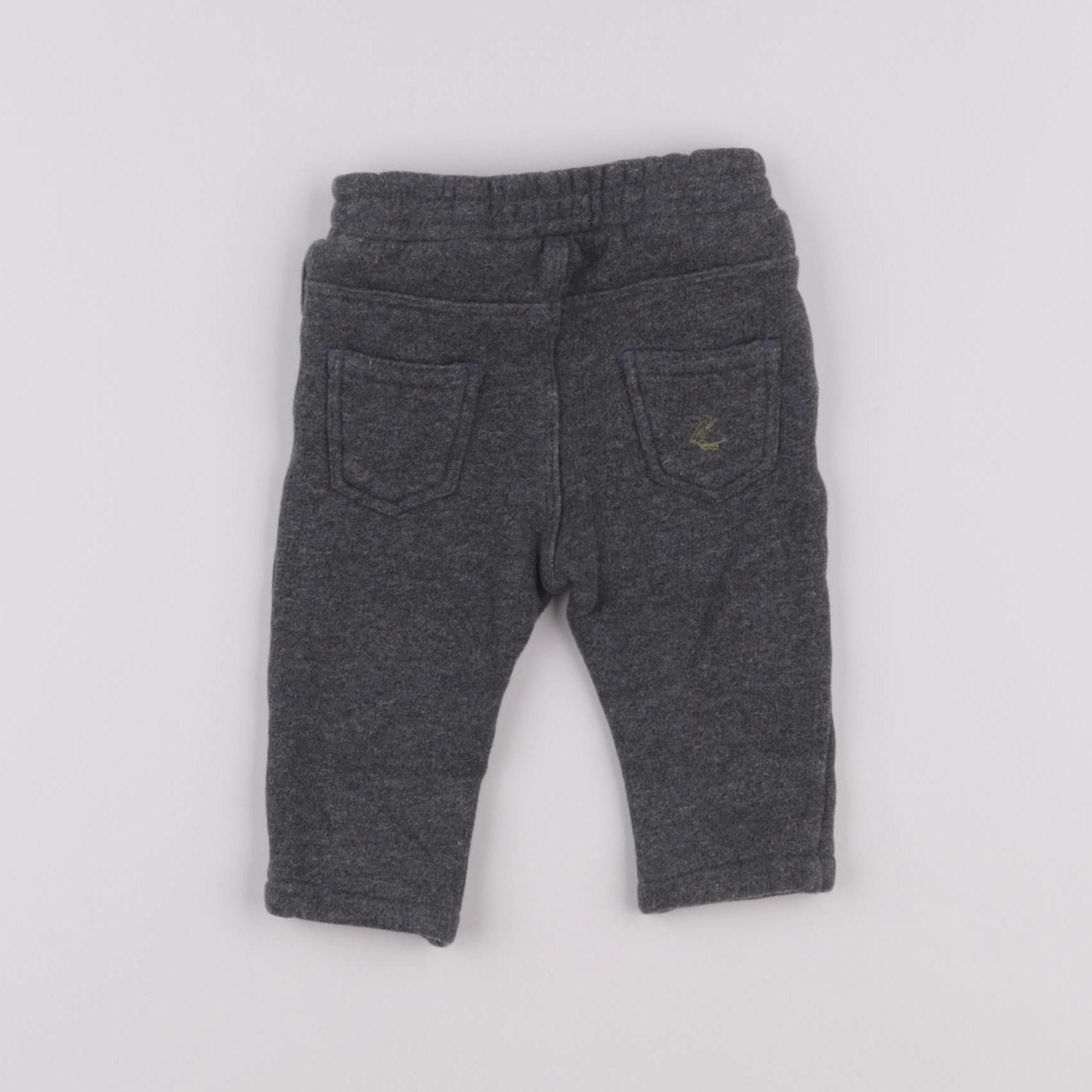 Petit Bateau - jogging gris - 3 mois