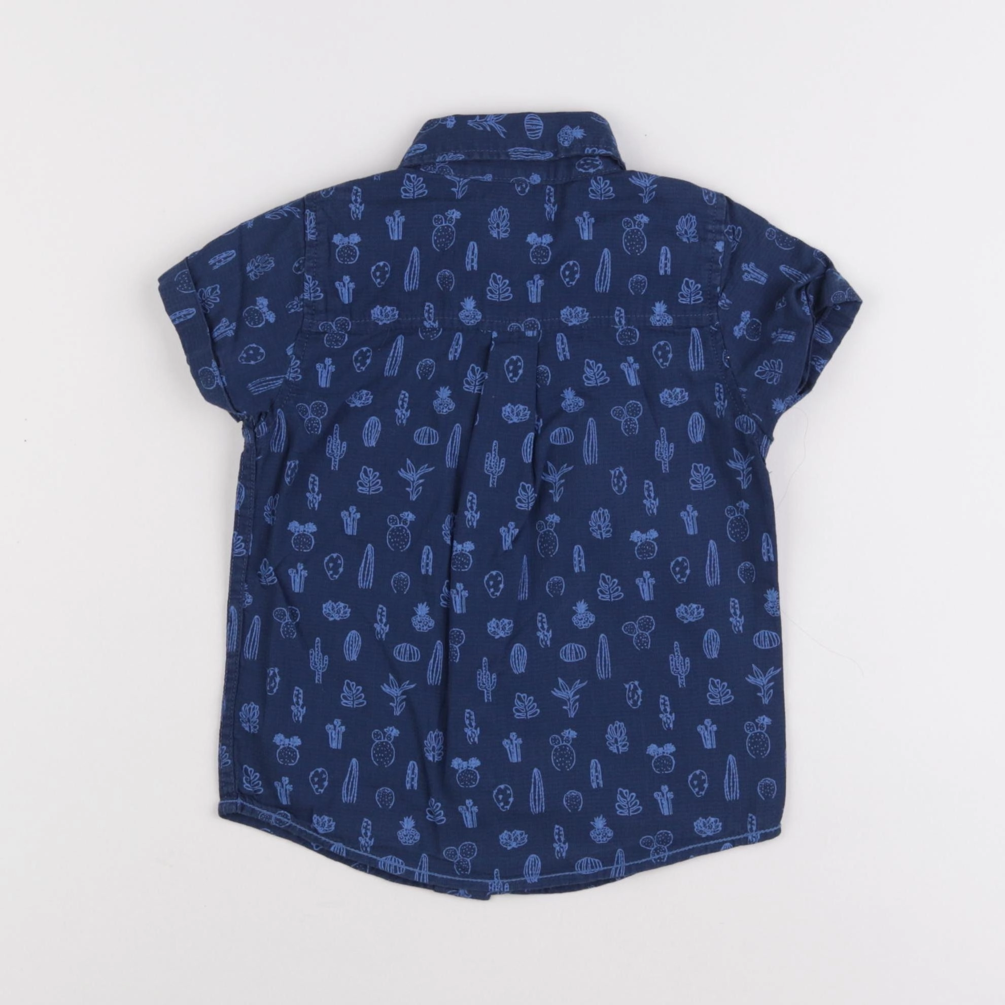 Vertbaudet - chemise bleu - 2 ans