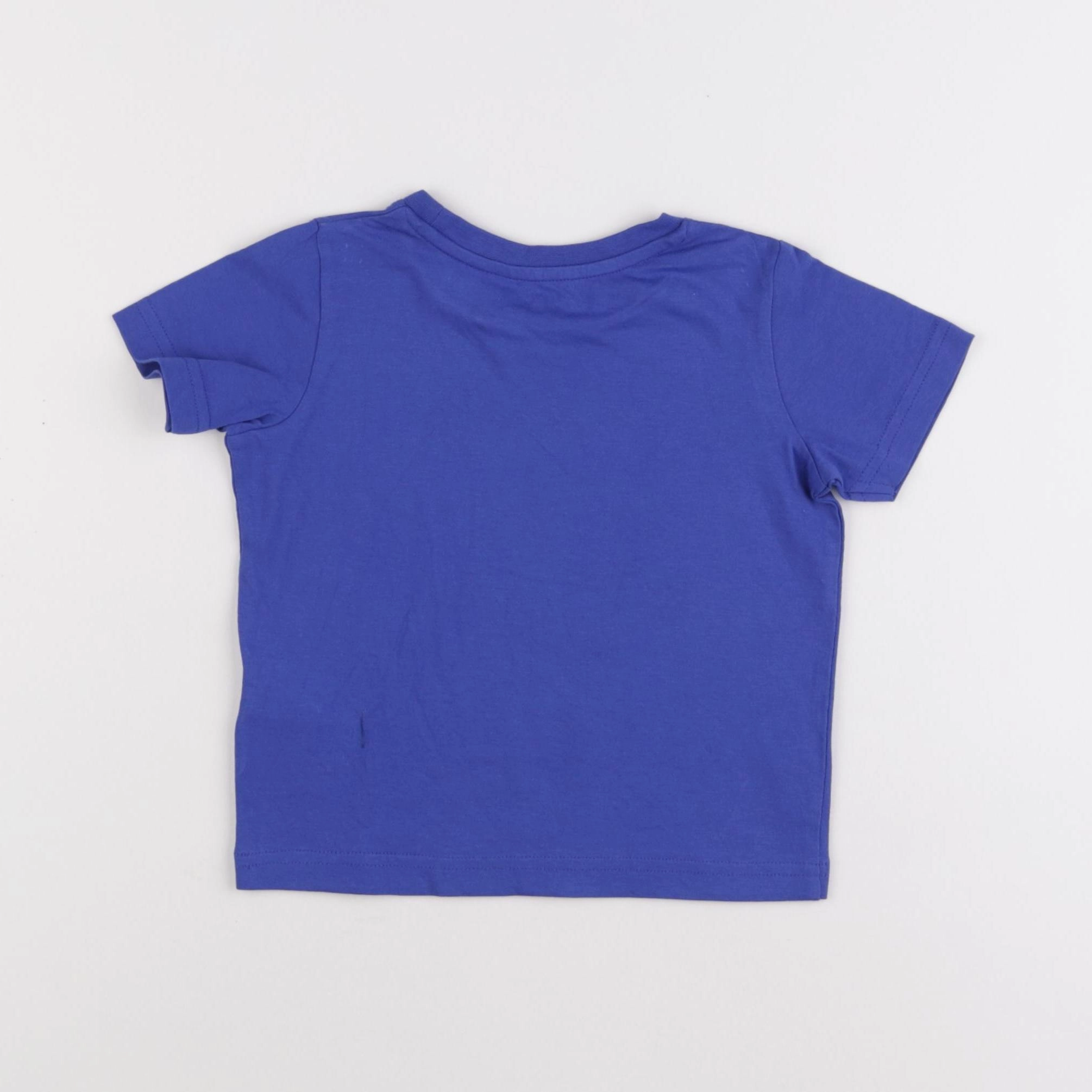 Vertbaudet - tee-shirt bleu - 2 ans
