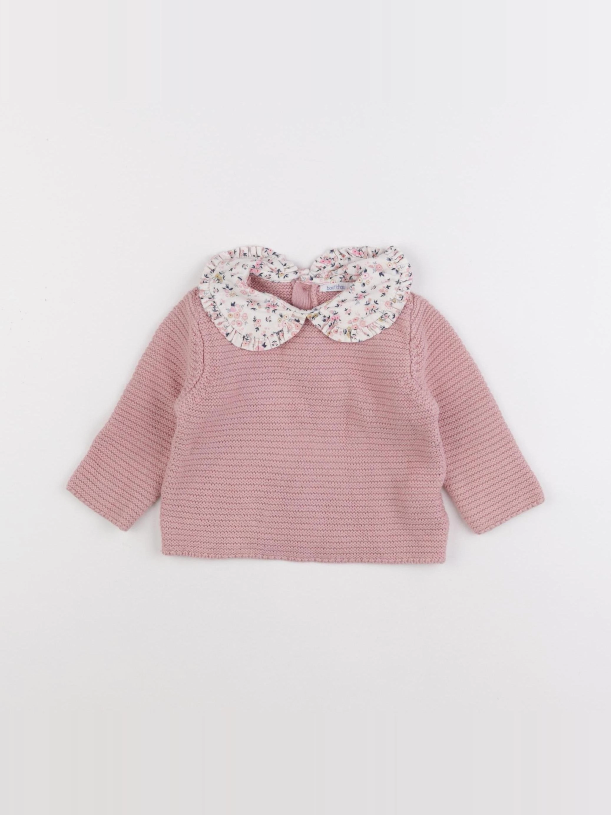 Boutchou - pull rose - 6 mois
