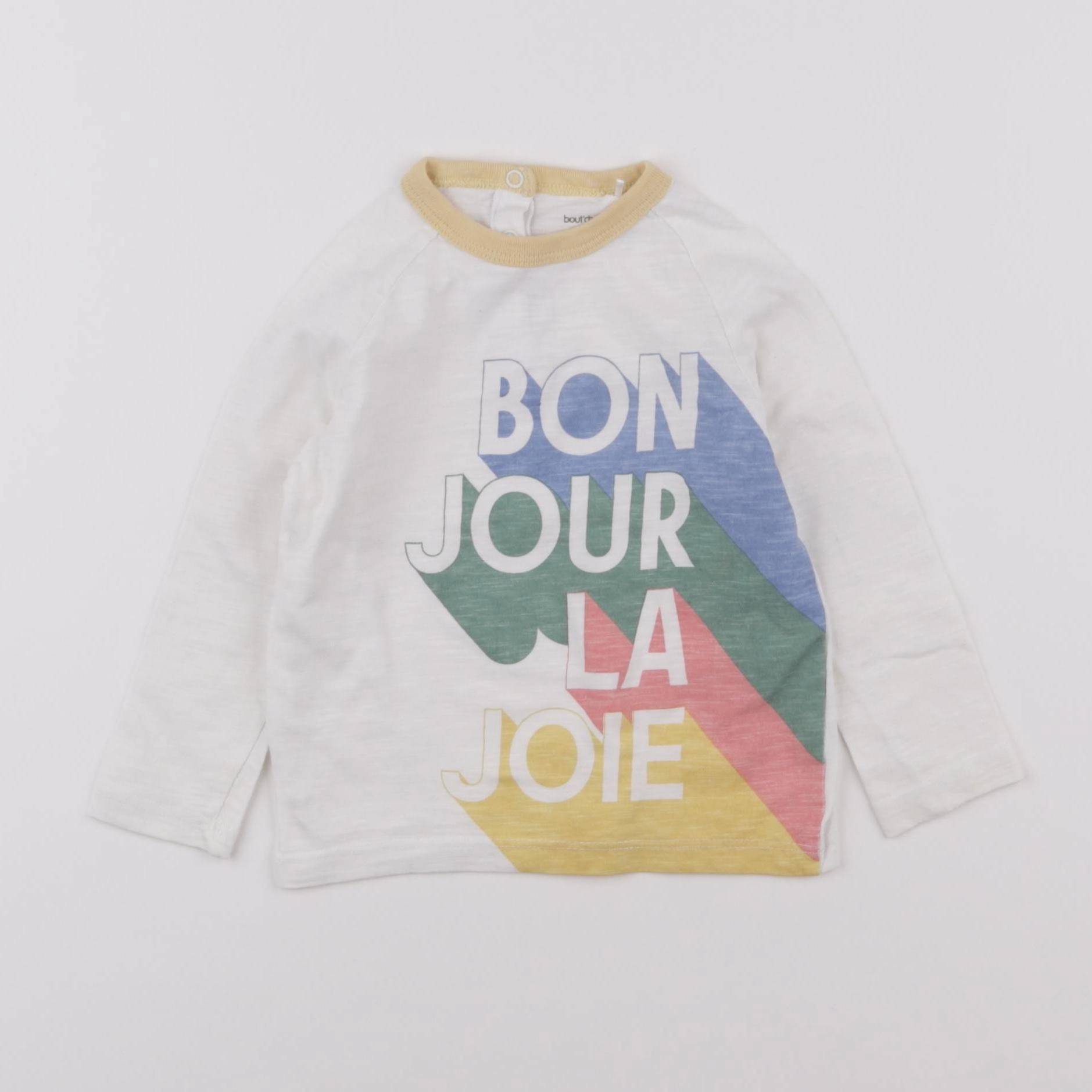 Boutchou - tee-shirt multicolore - 12 mois