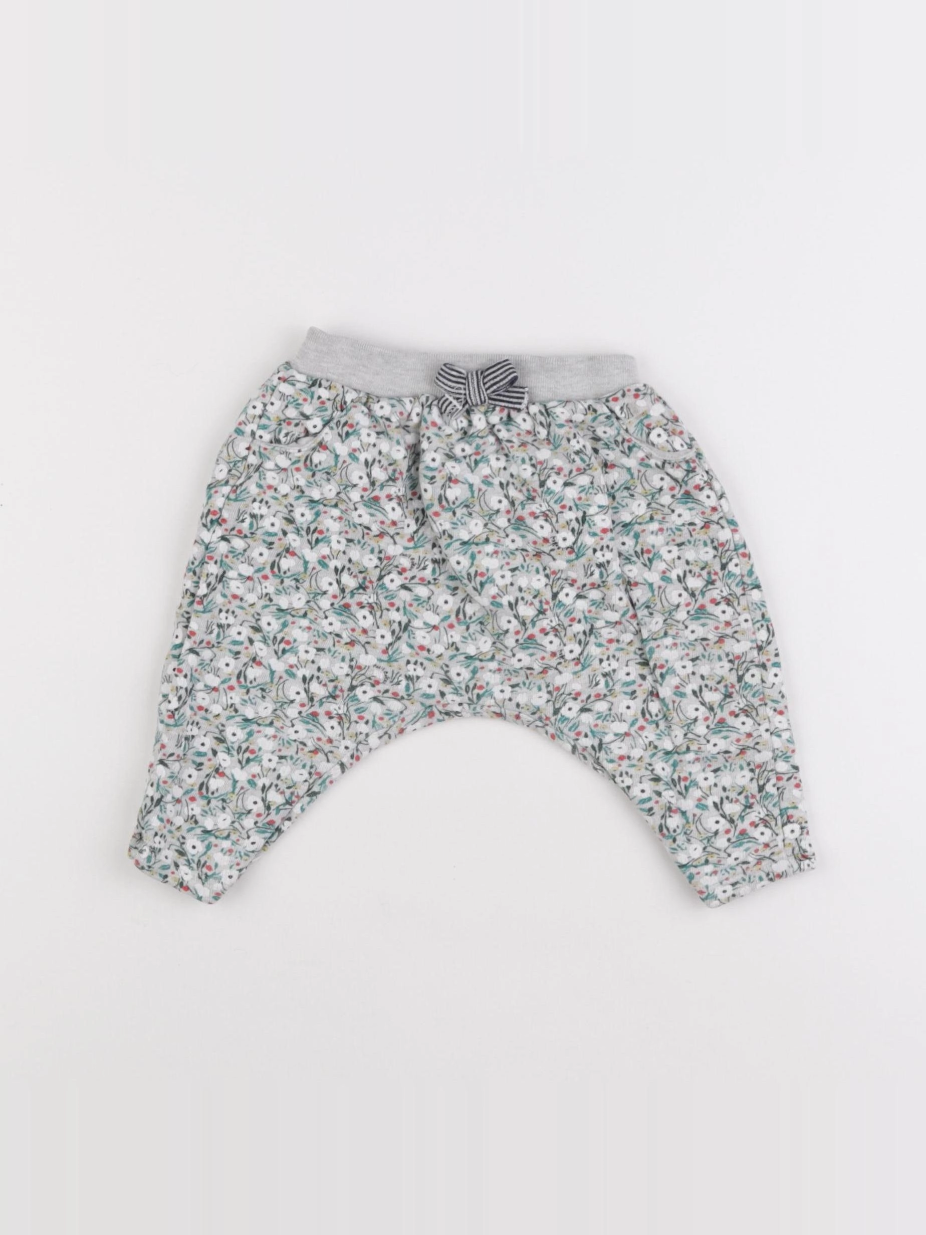 Petit Bateau - jogging gris - 6 mois