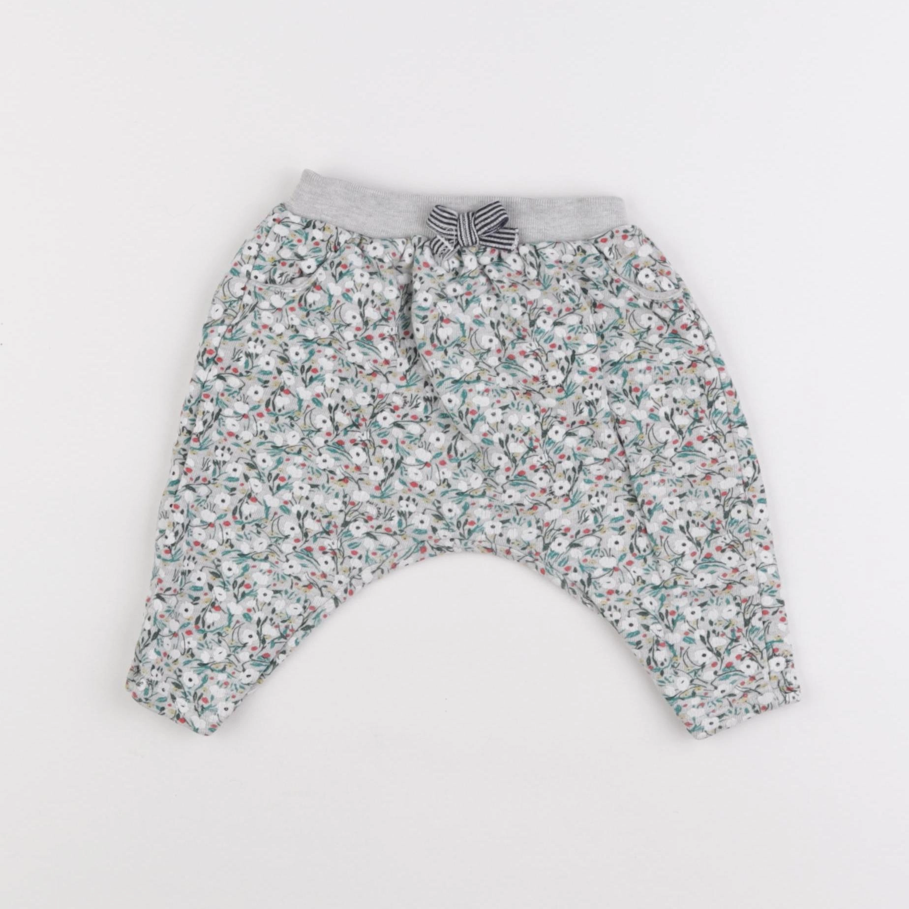 Petit Bateau - jogging gris - 6 mois