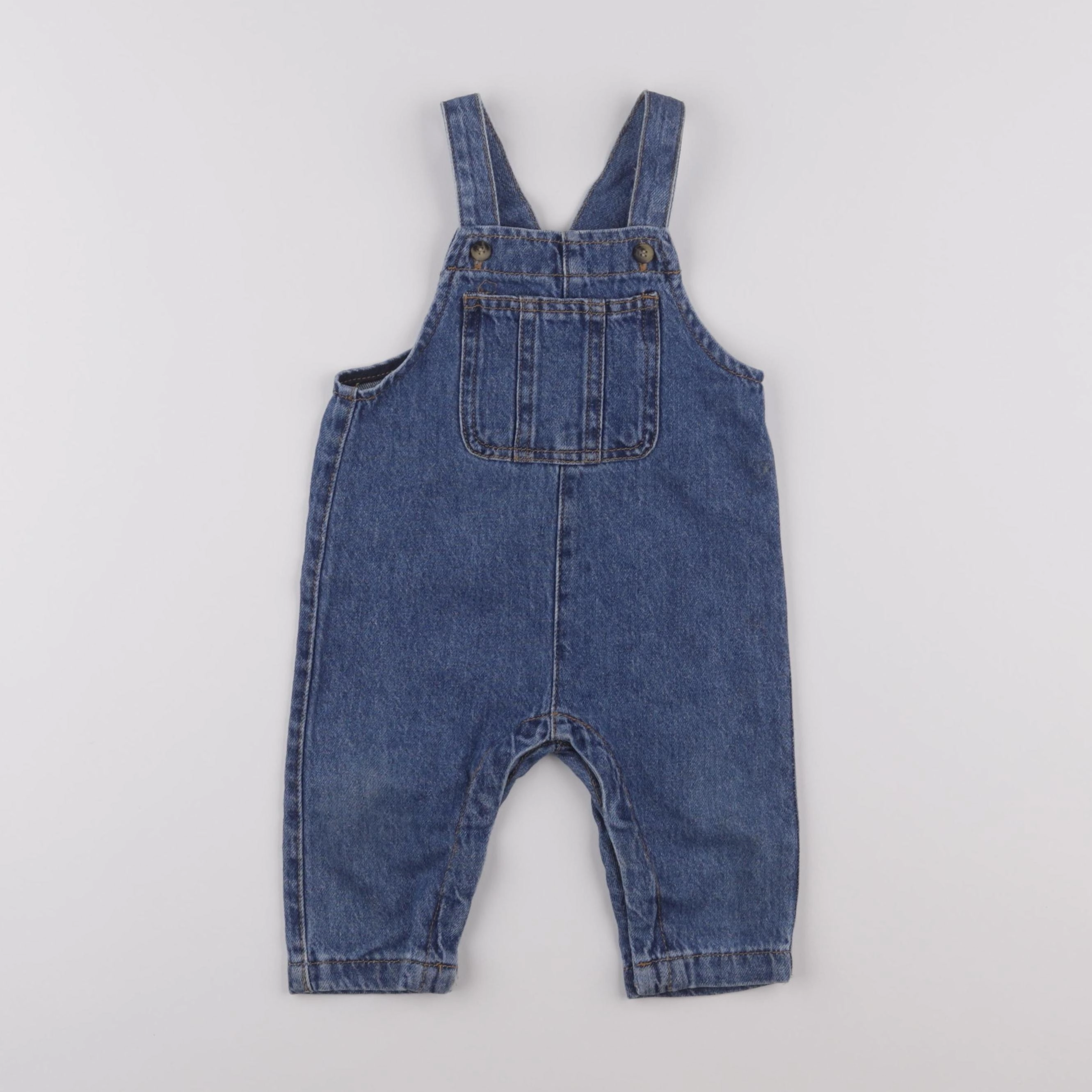 Zara - salopette bleu - 9/12 mois