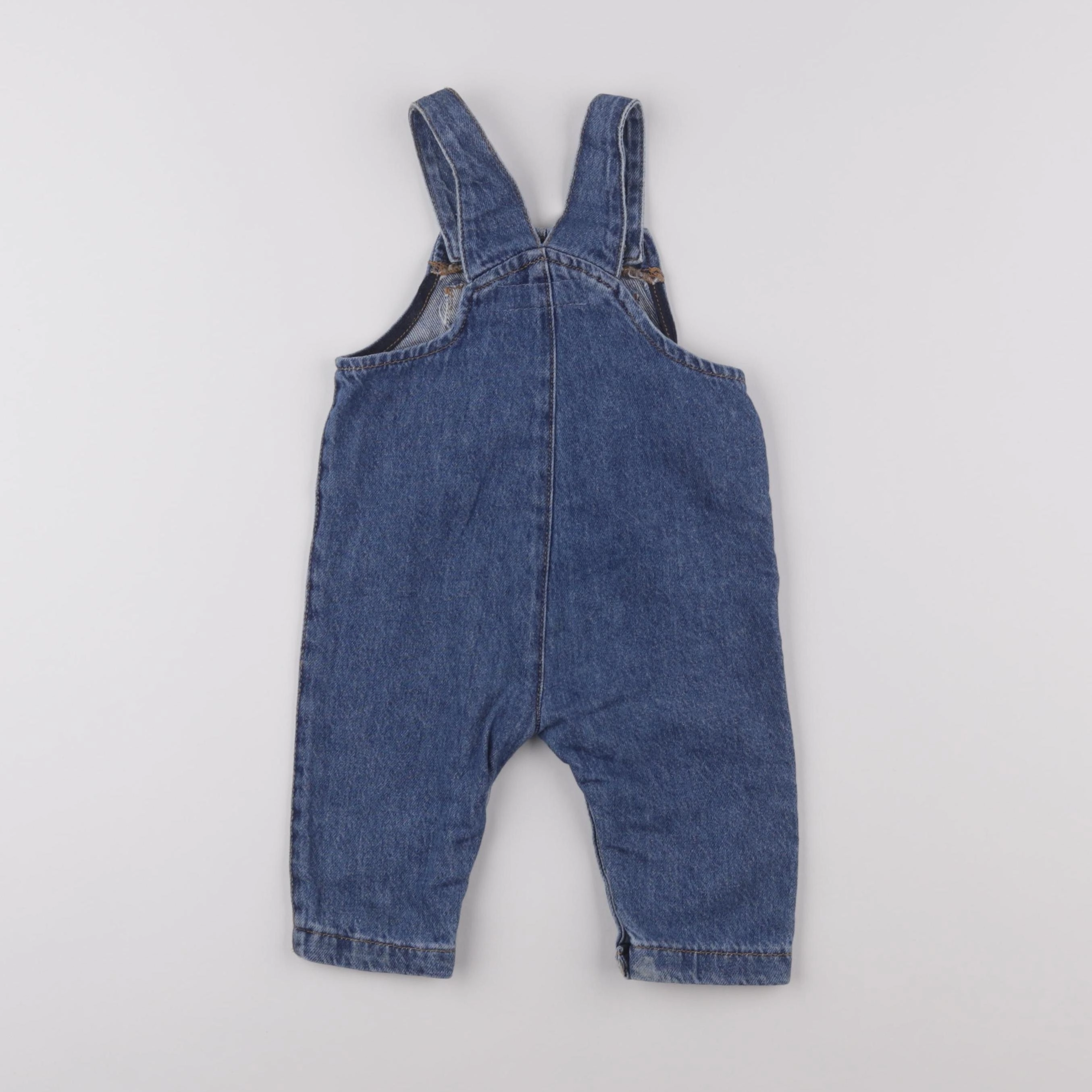 Zara - salopette bleu - 9/12 mois