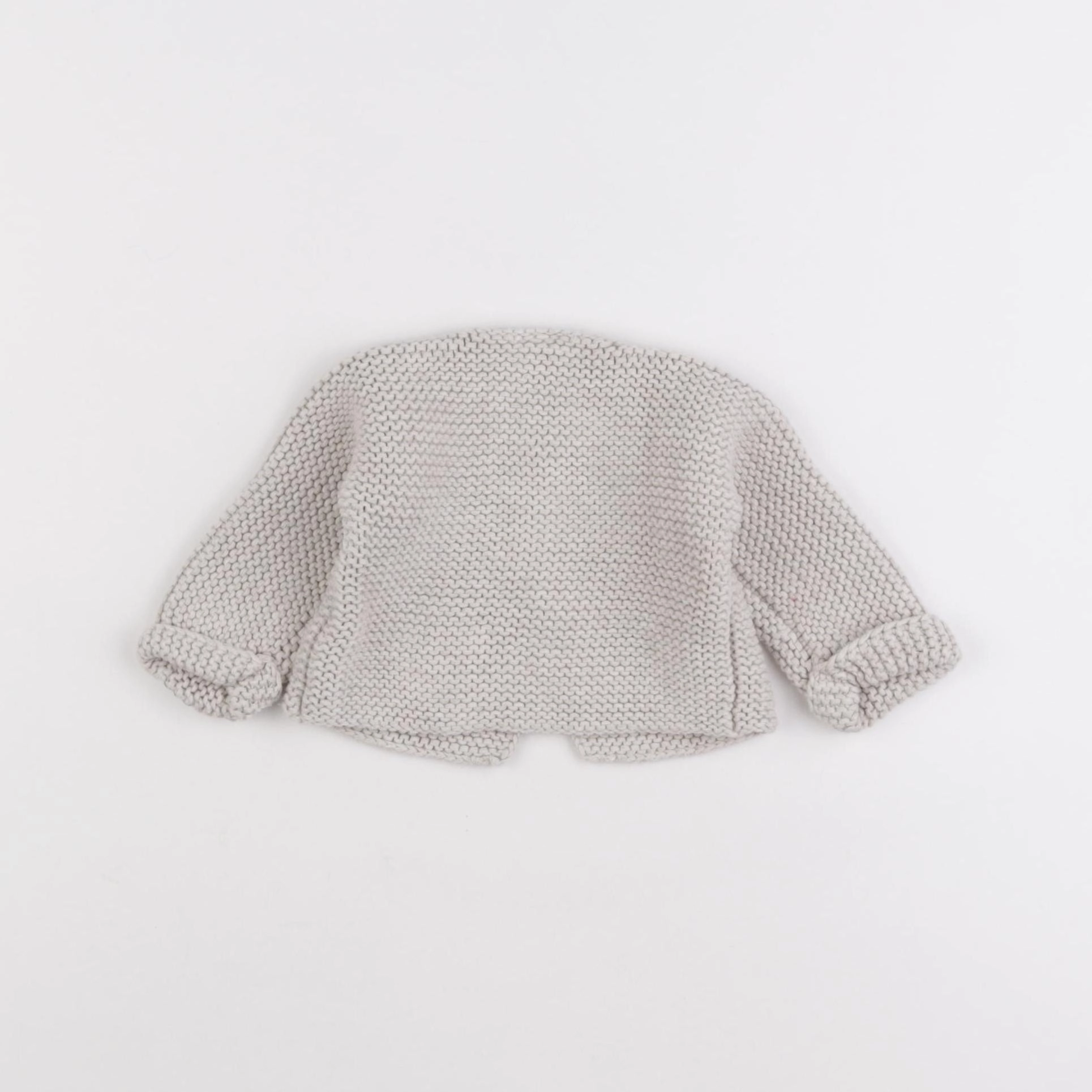 Petit Bateau - gilet gris - 6 mois