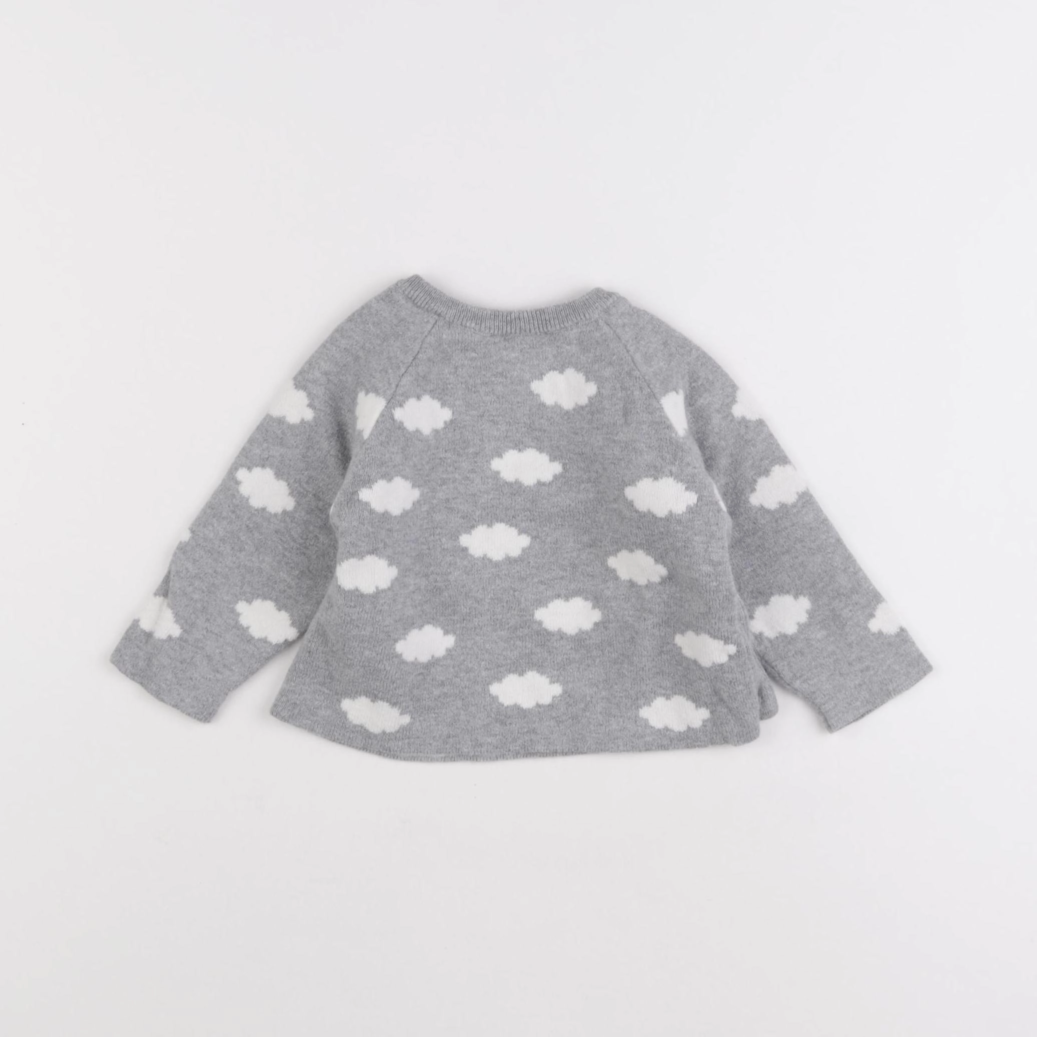 Jacadi - pull gris - 6 mois