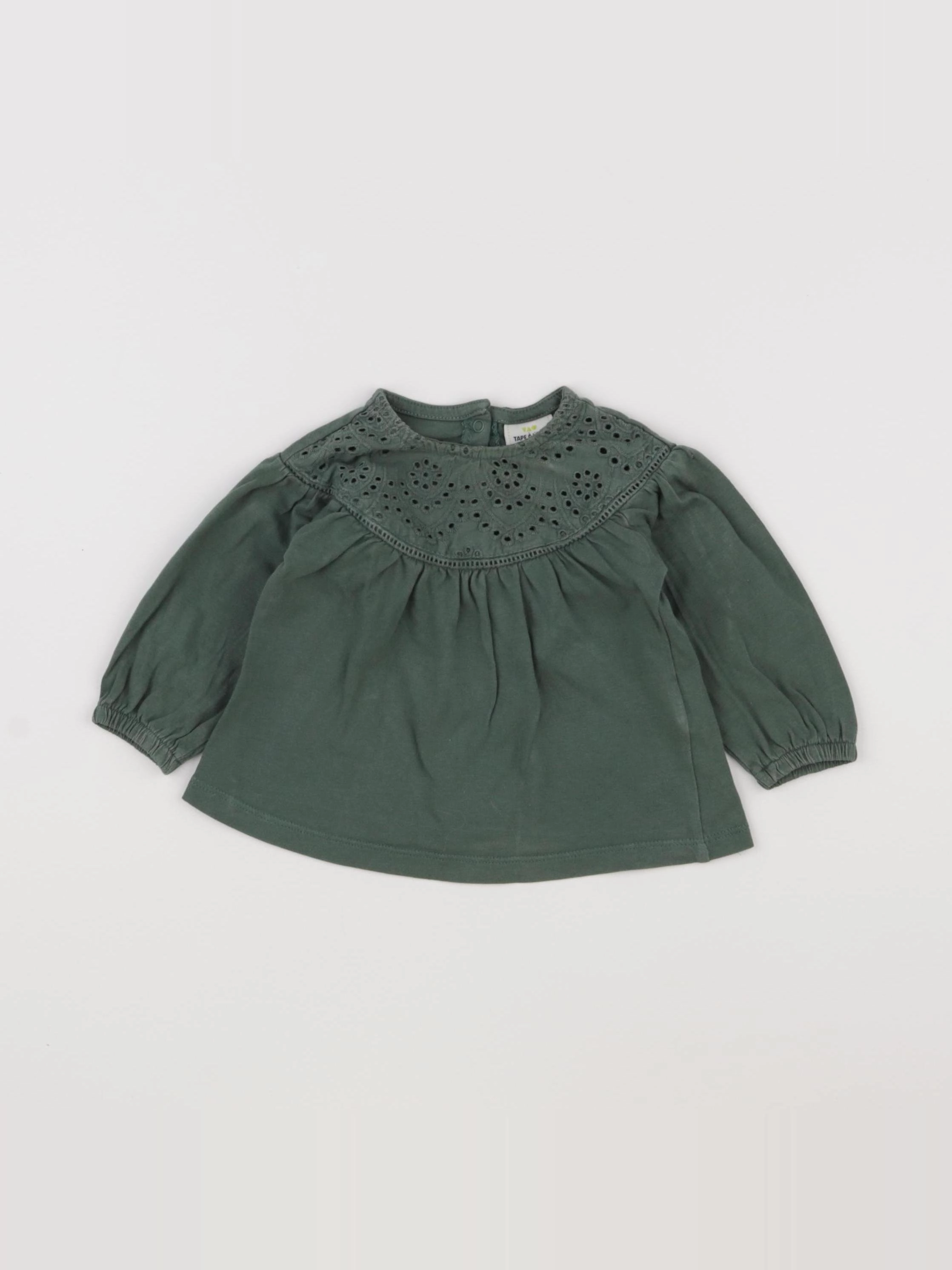 Tape à l'oeil - tee-shirt vert - 6 mois