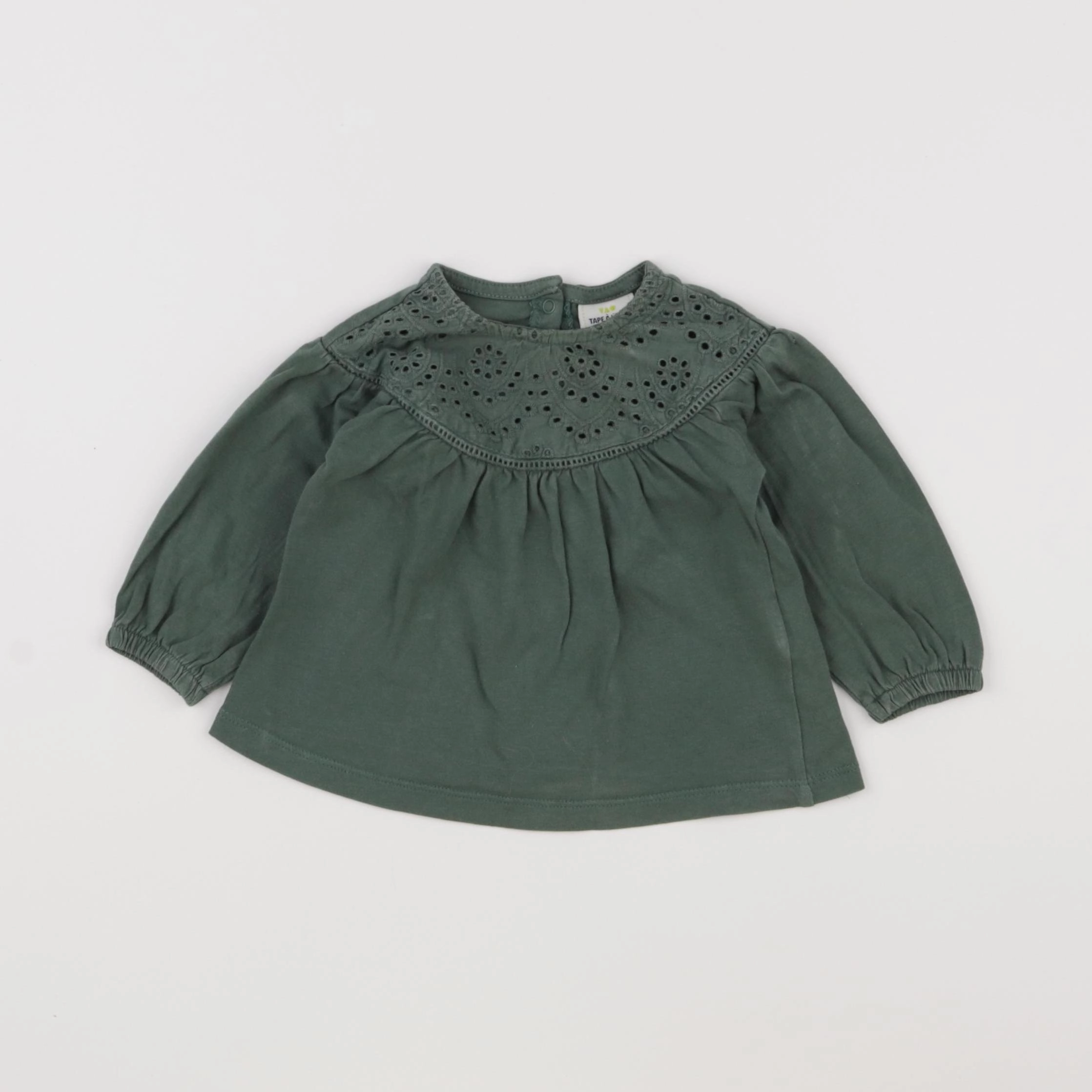 Tape à l'oeil - tee-shirt vert - 6 mois