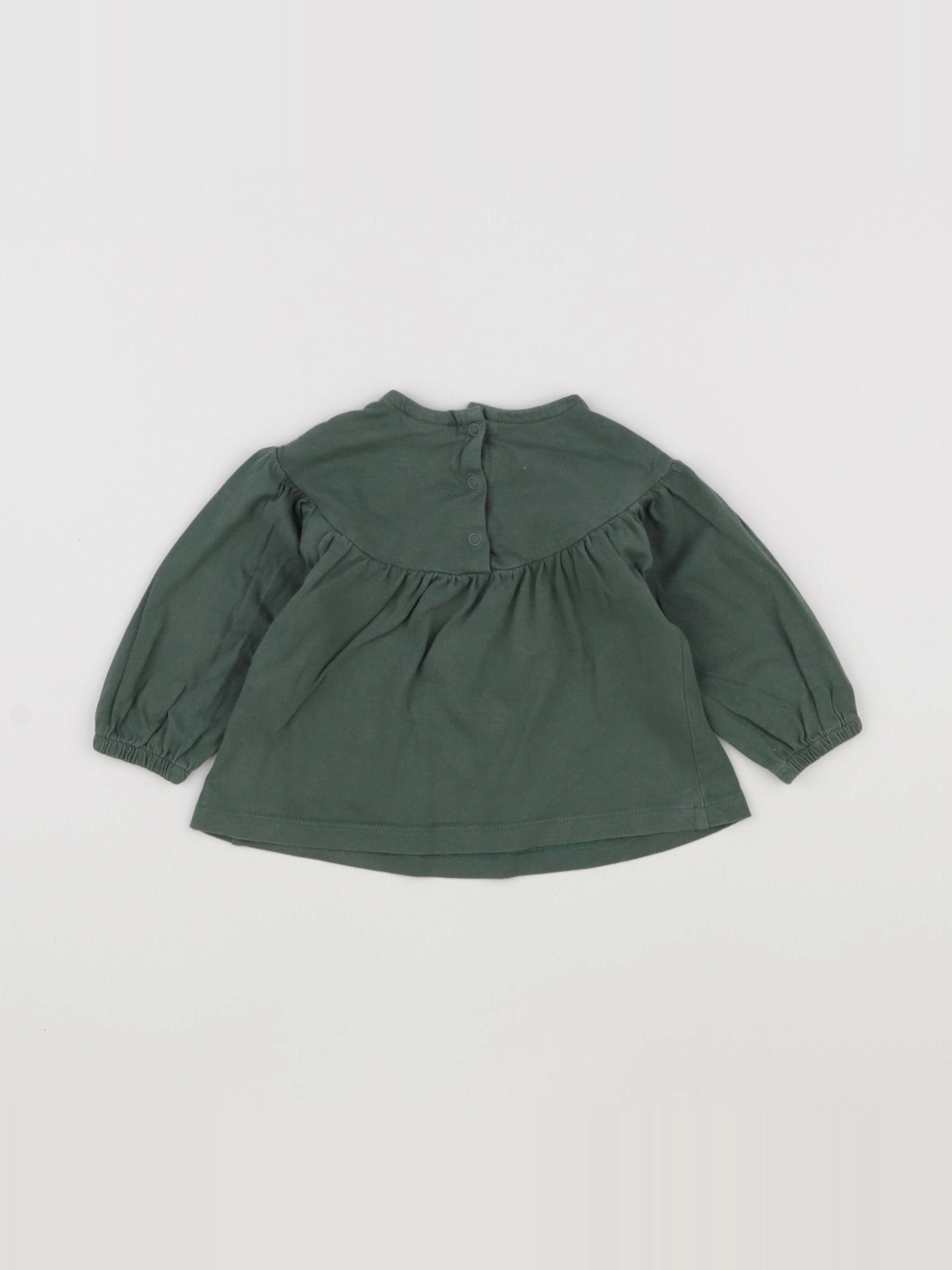 Tape à l'oeil - tee-shirt vert - 6 mois
