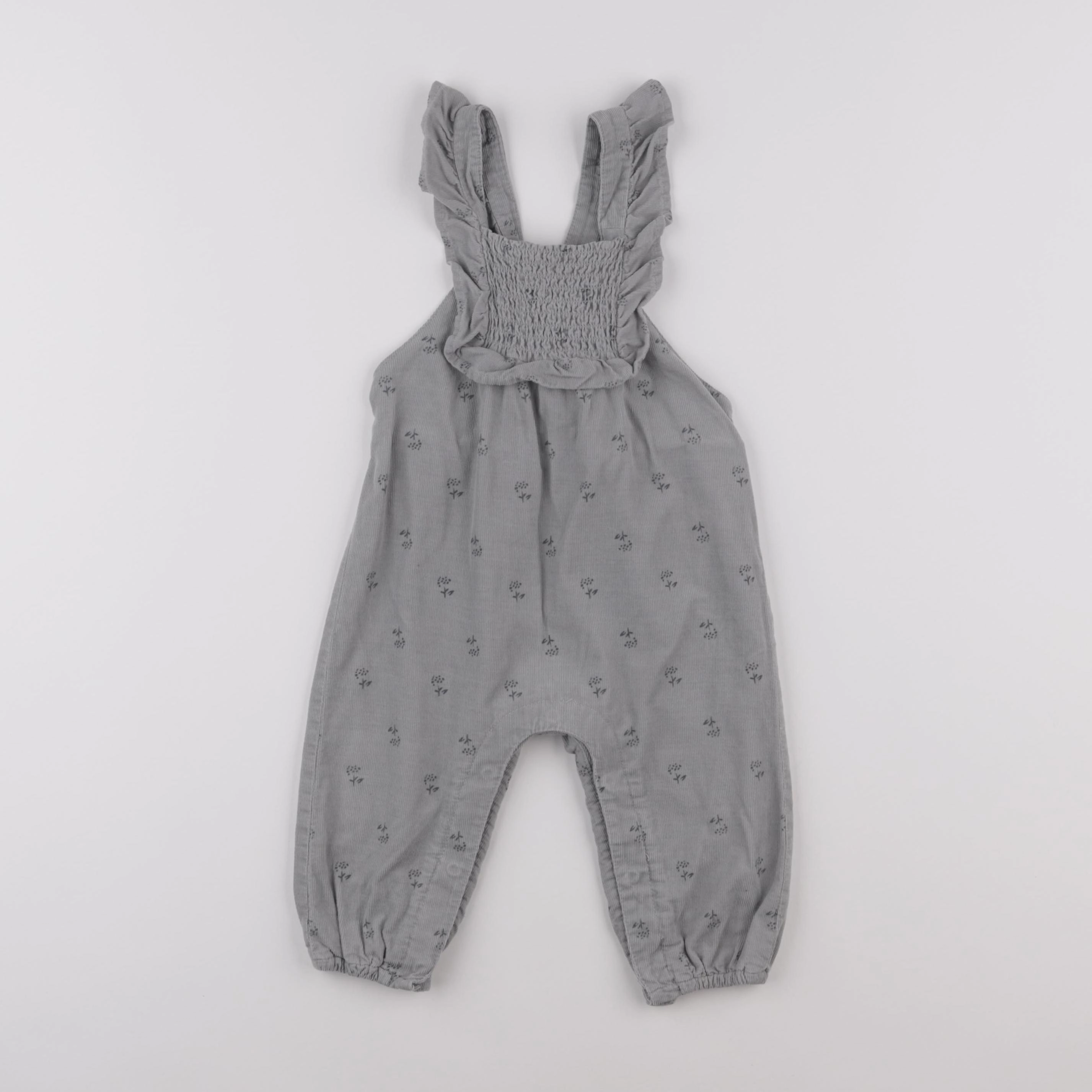 Zara - salopette vert - 9/12 mois