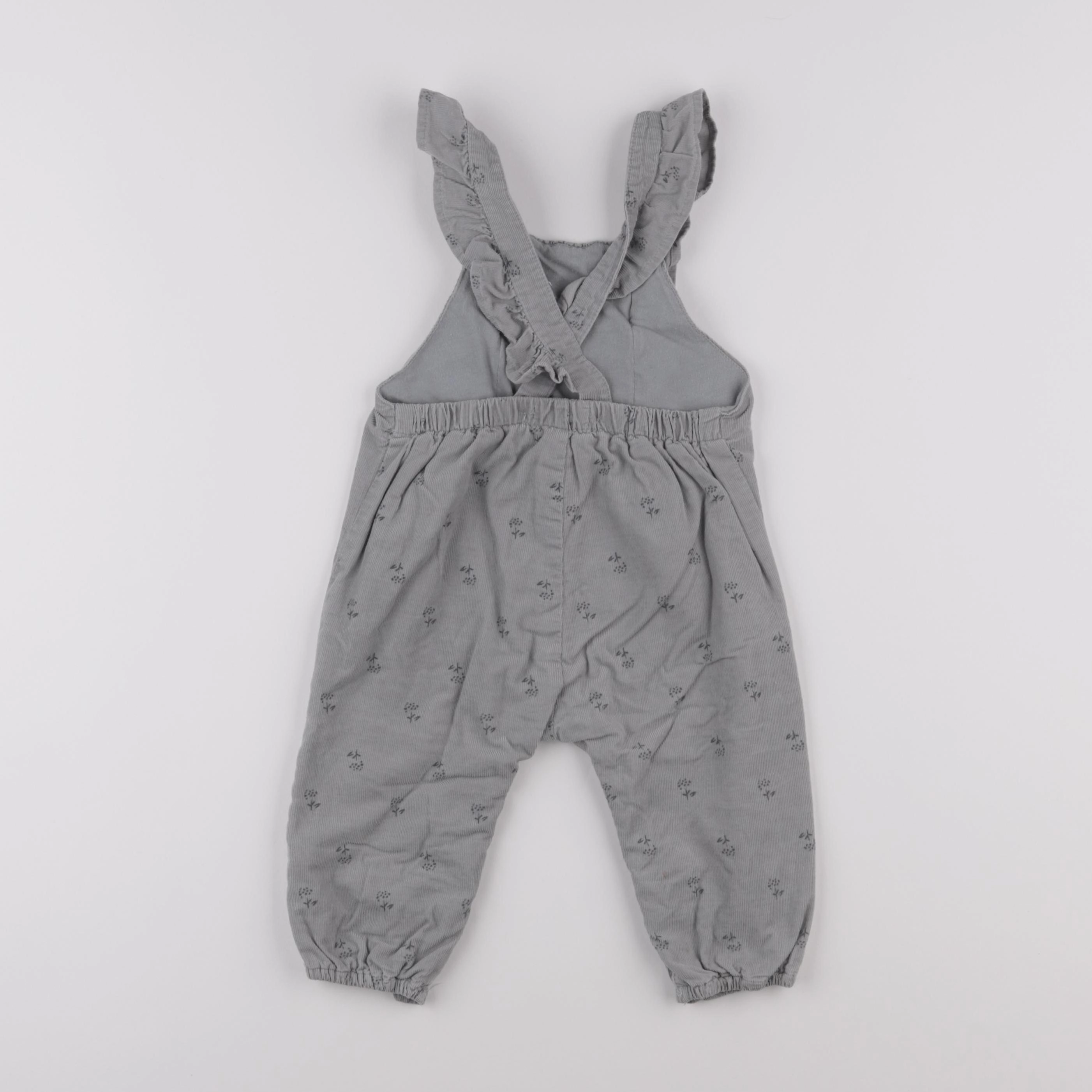 Zara - salopette vert - 9/12 mois