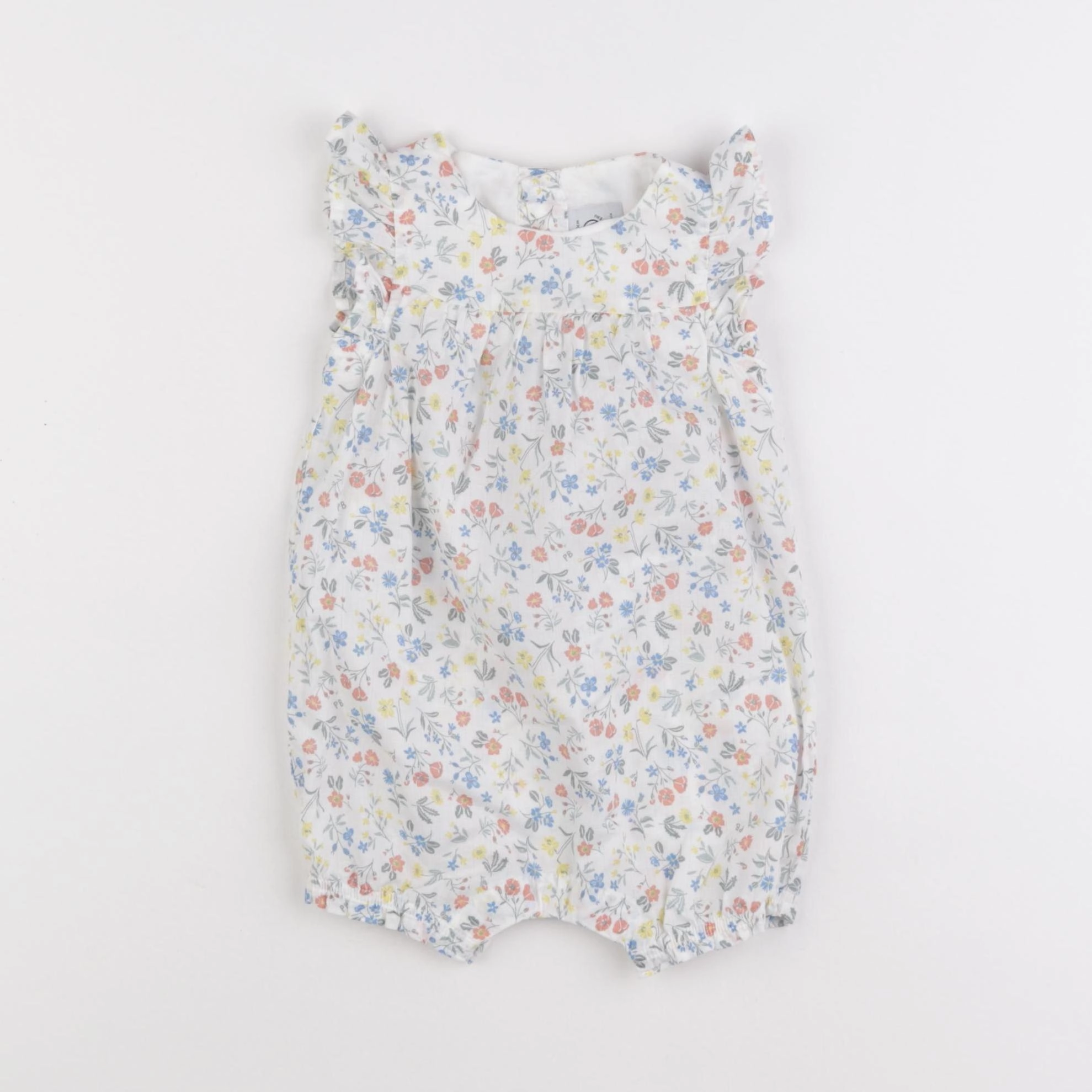 Petit Bateau - combinaison vert - 3 mois