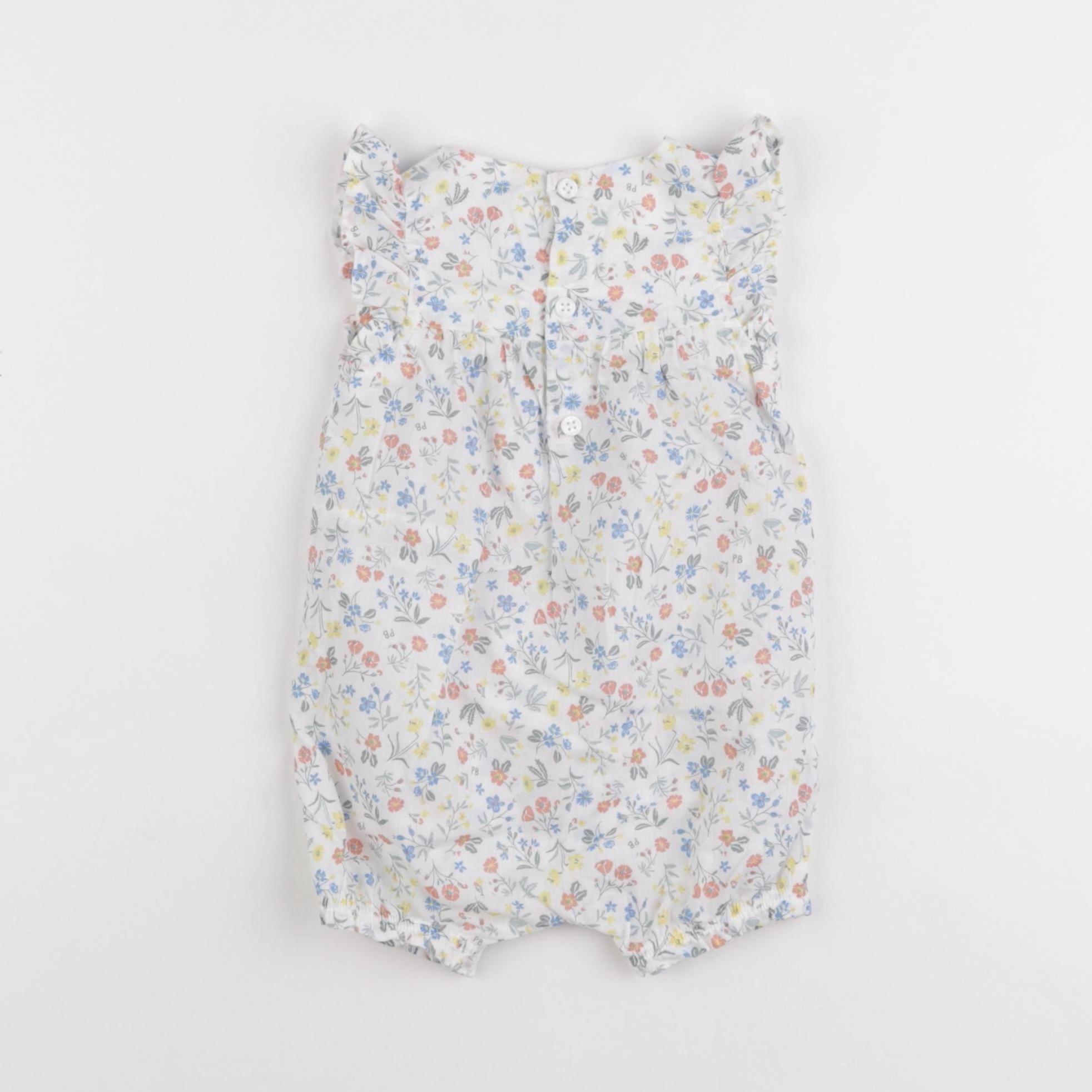 Petit Bateau - combinaison vert - 3 mois