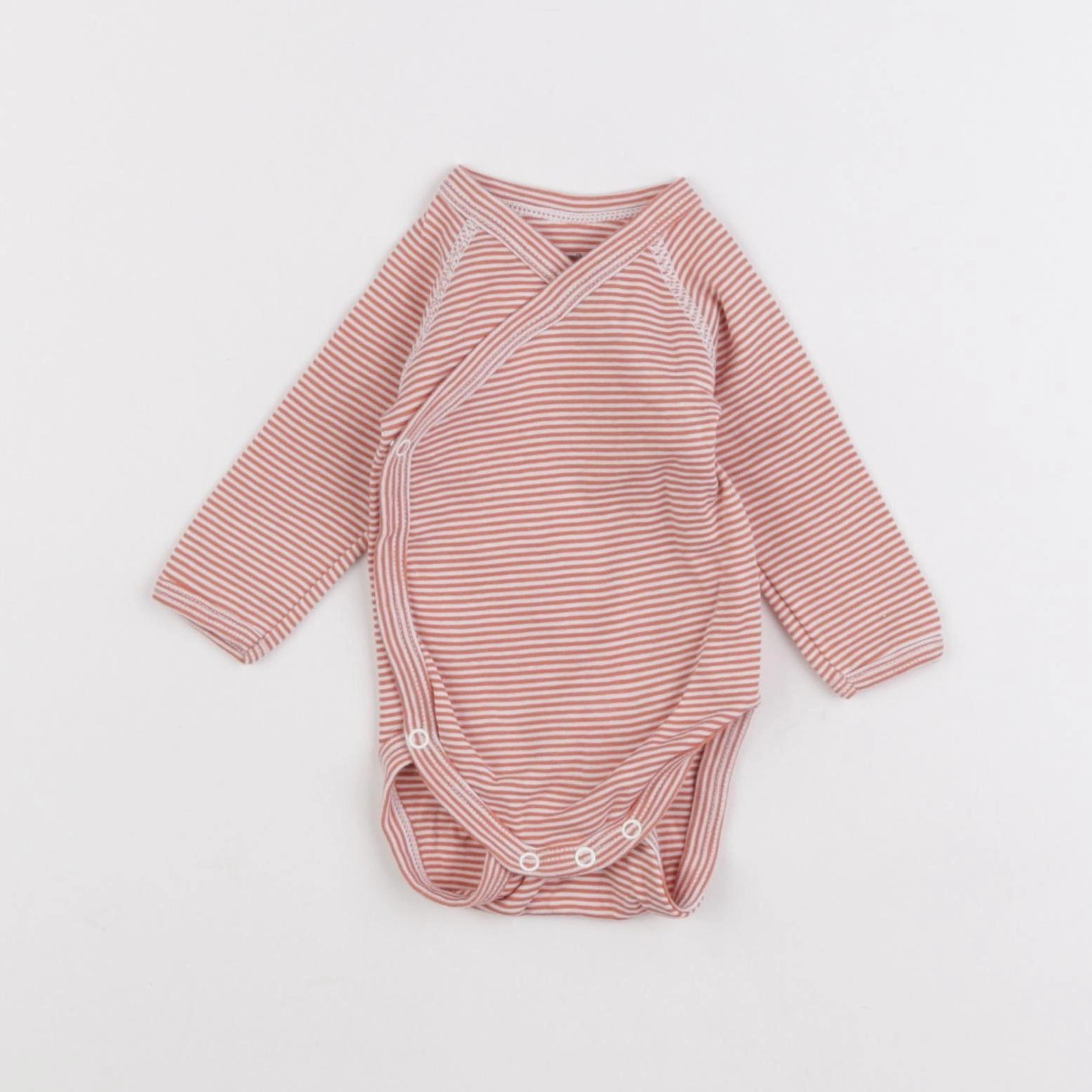 Petit Bateau - body rose - 1 mois