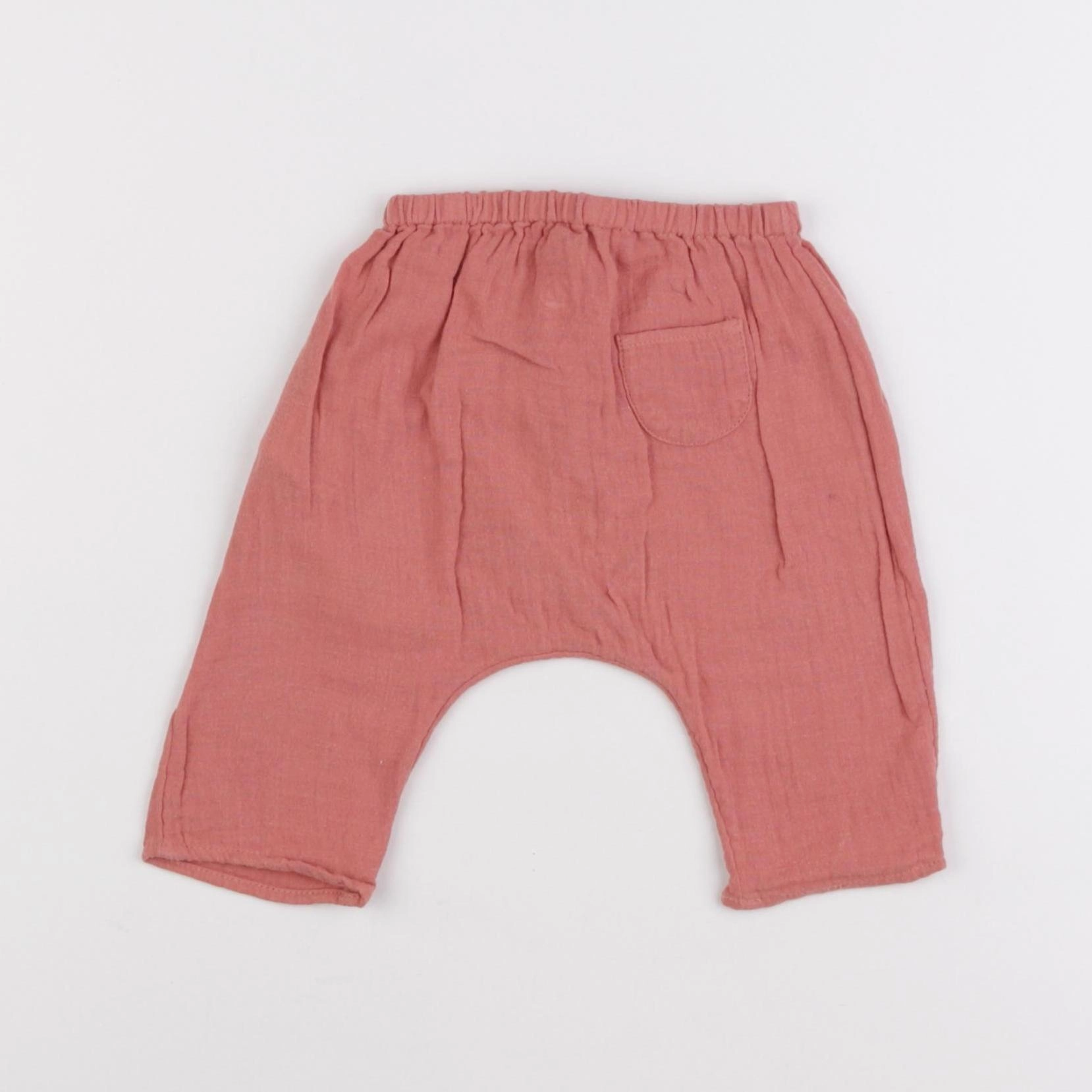 Petit Bateau - pantalon rose - 3 mois