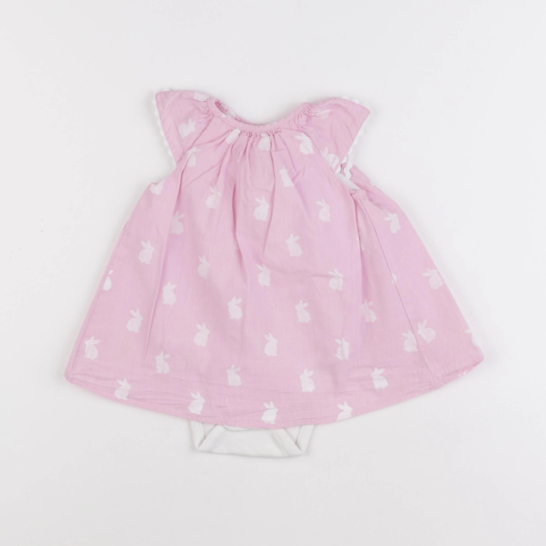 Jacadi - body robe rose - 6 mois