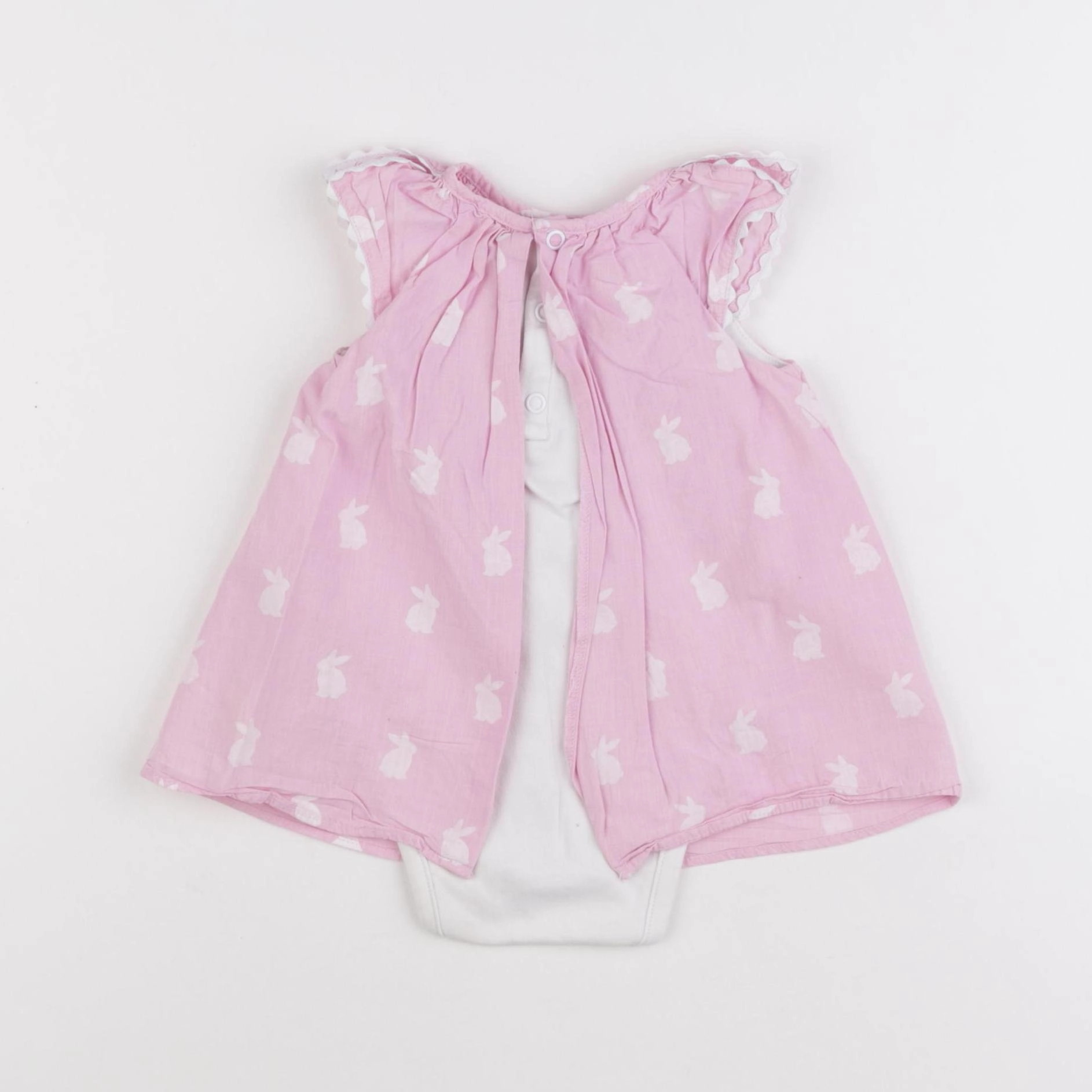 Jacadi - body robe rose - 6 mois