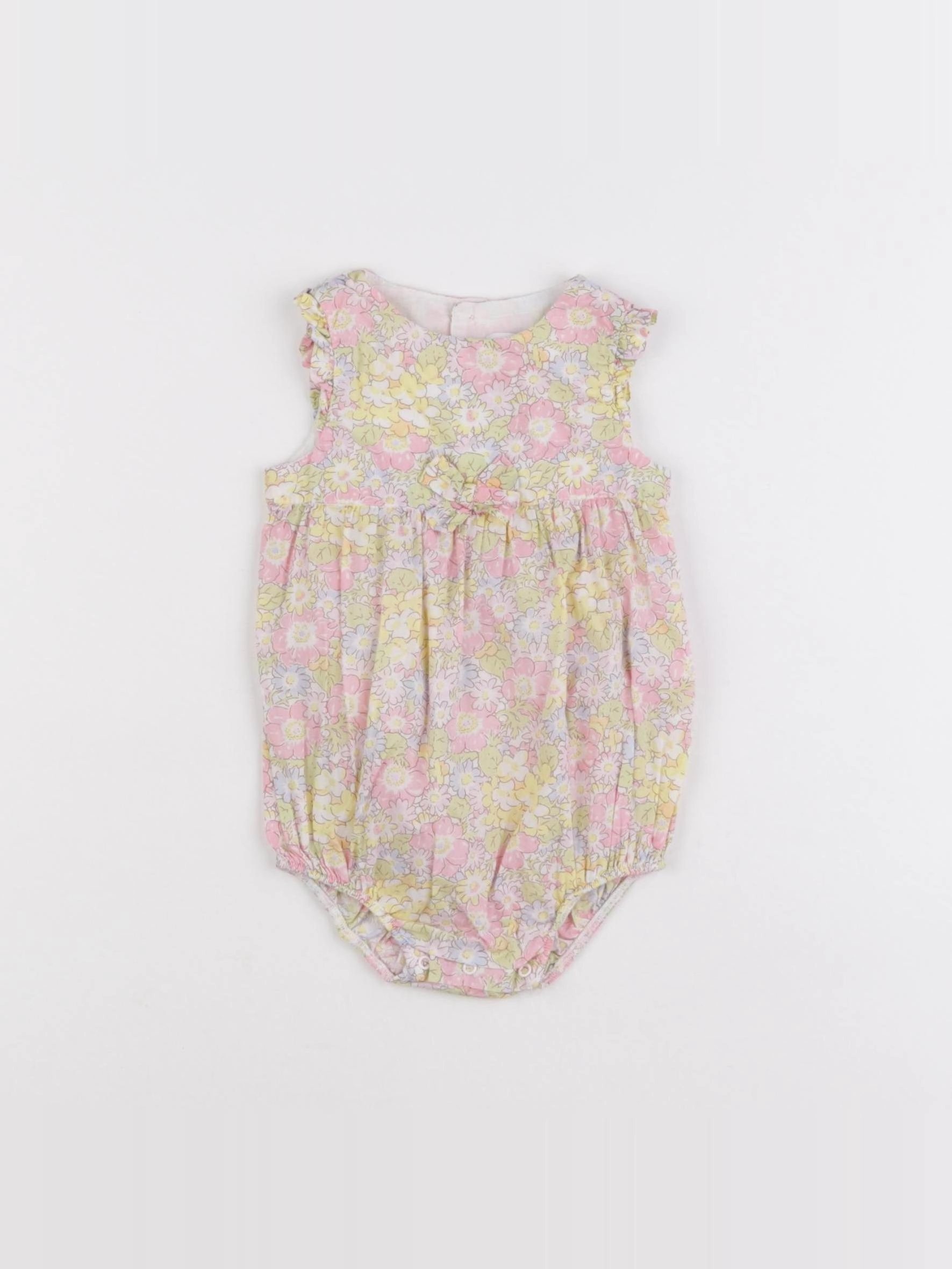 Jacadi - combinaison liberty jaune - 3 mois