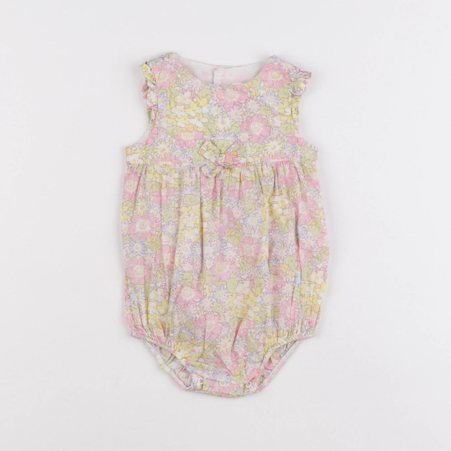 Jacadi - combinaison liberty jaune - 3 mois