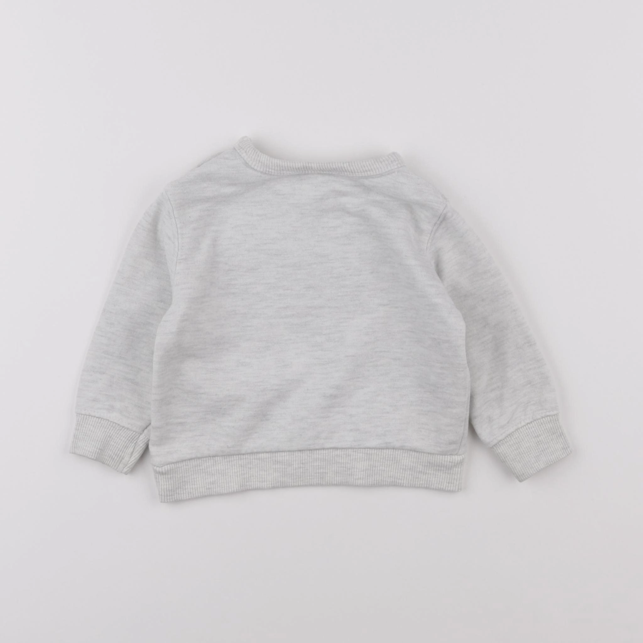 Zara - sweat gris - 3/6 mois