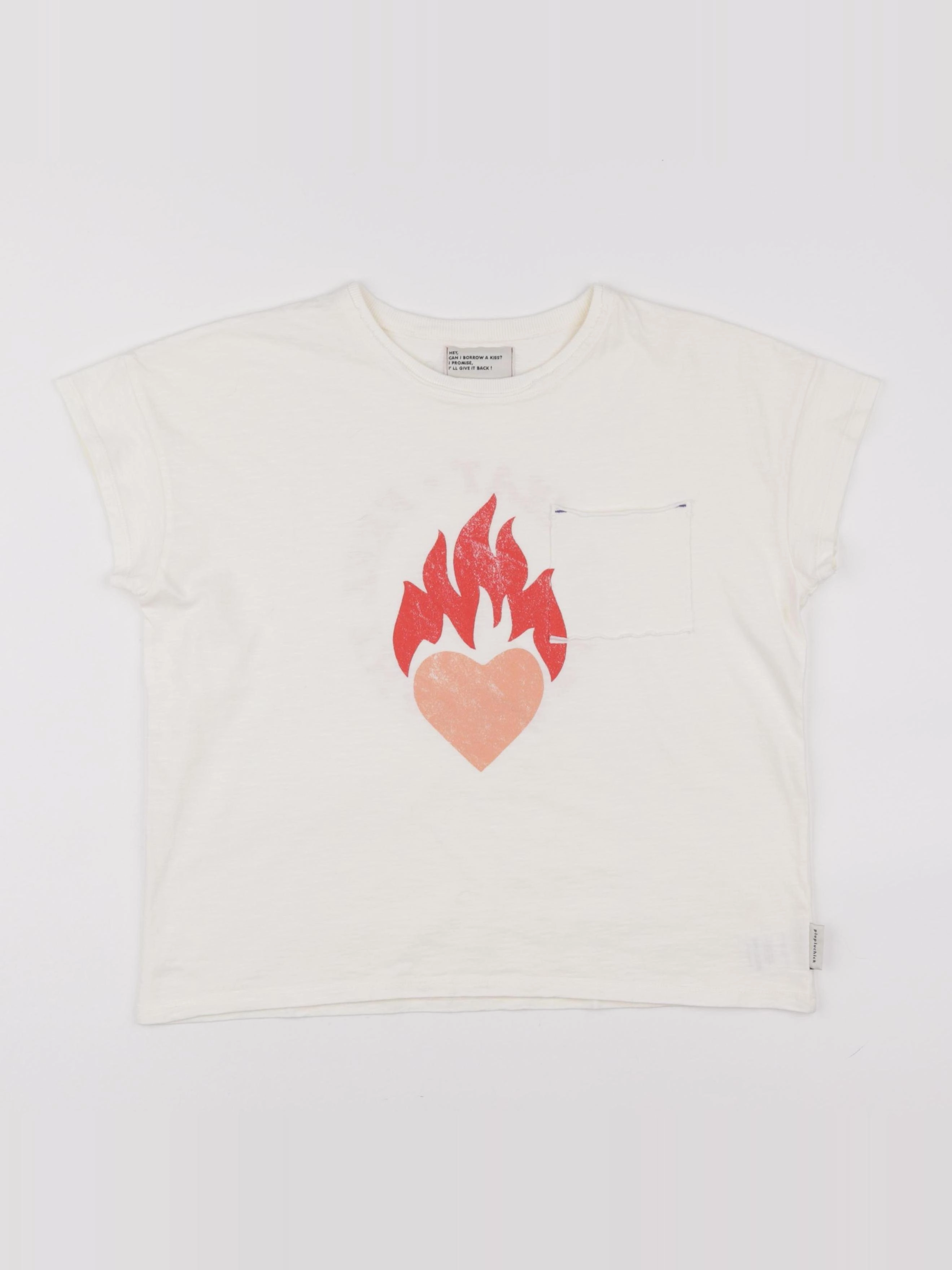 Piupiuchick - tee-shirt beige - 10 ans