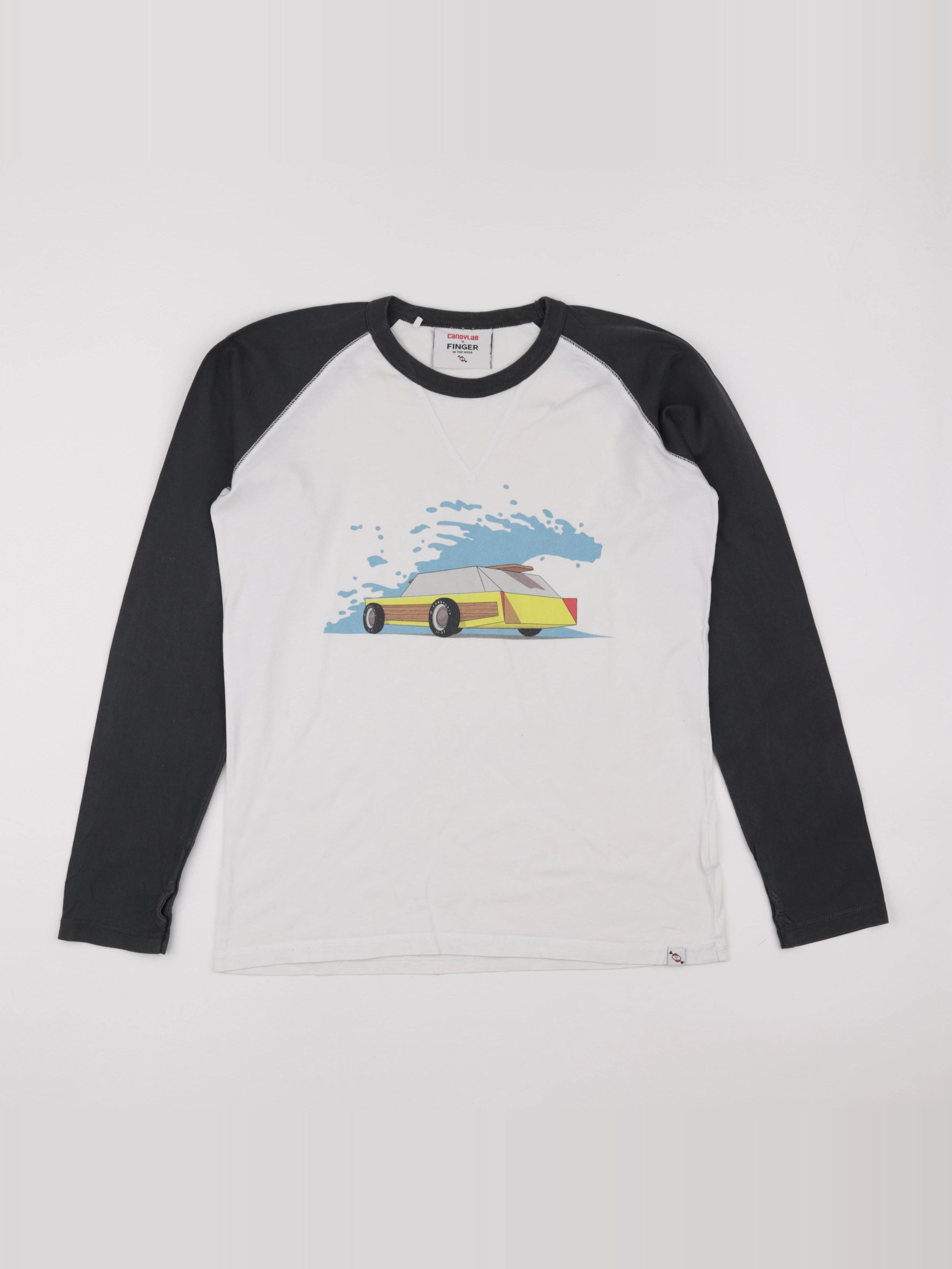 Finger in the nose - tee-shirt gris - 12 ans