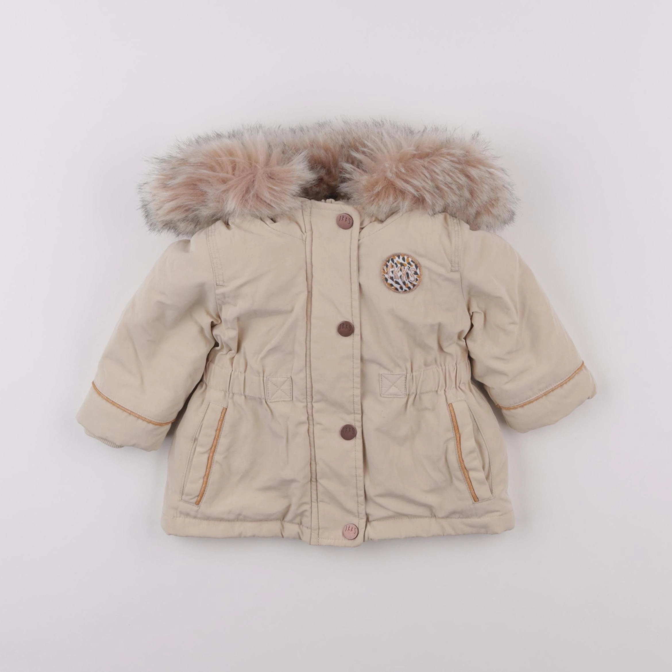 IKKS - parka beige - 6 mois