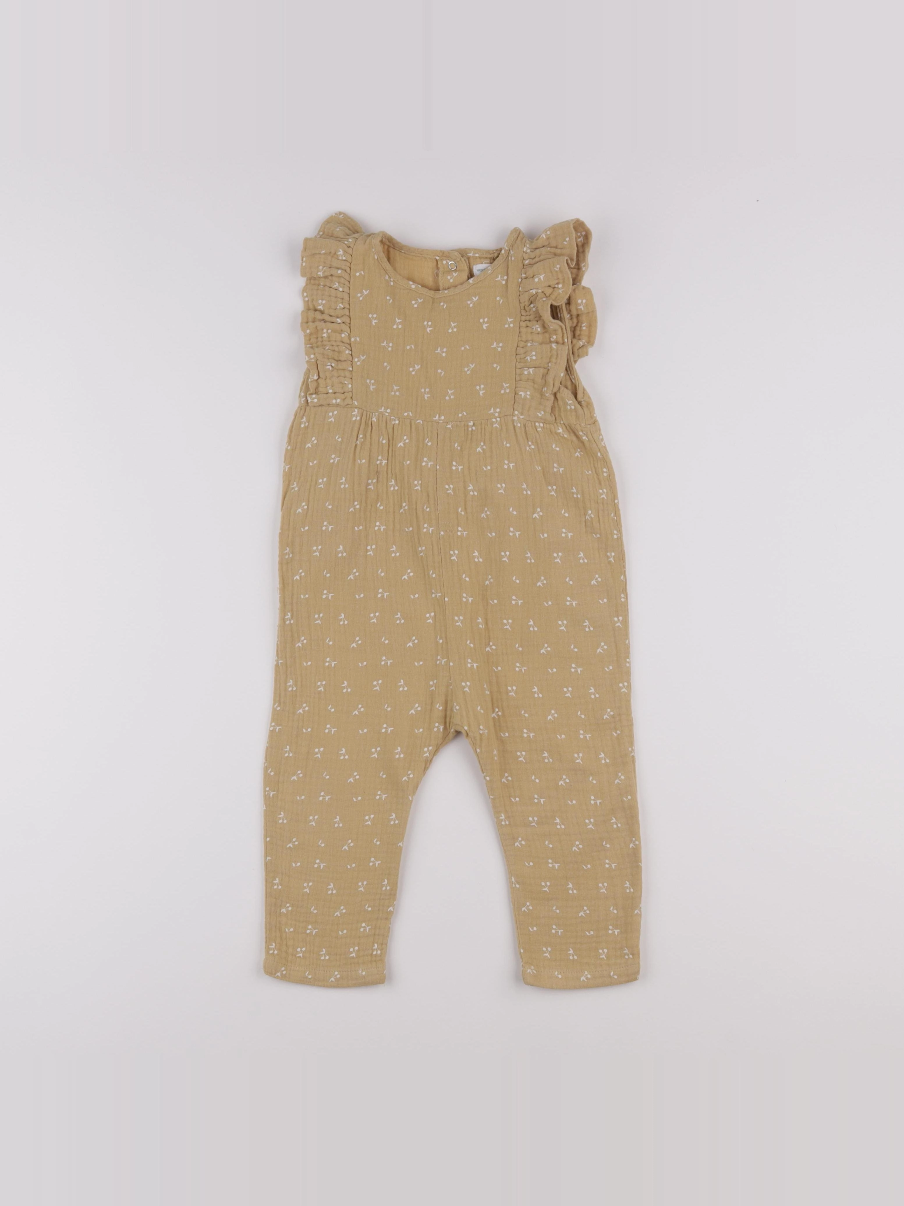 Vertbaudet - combinaison jaune - 24 mois