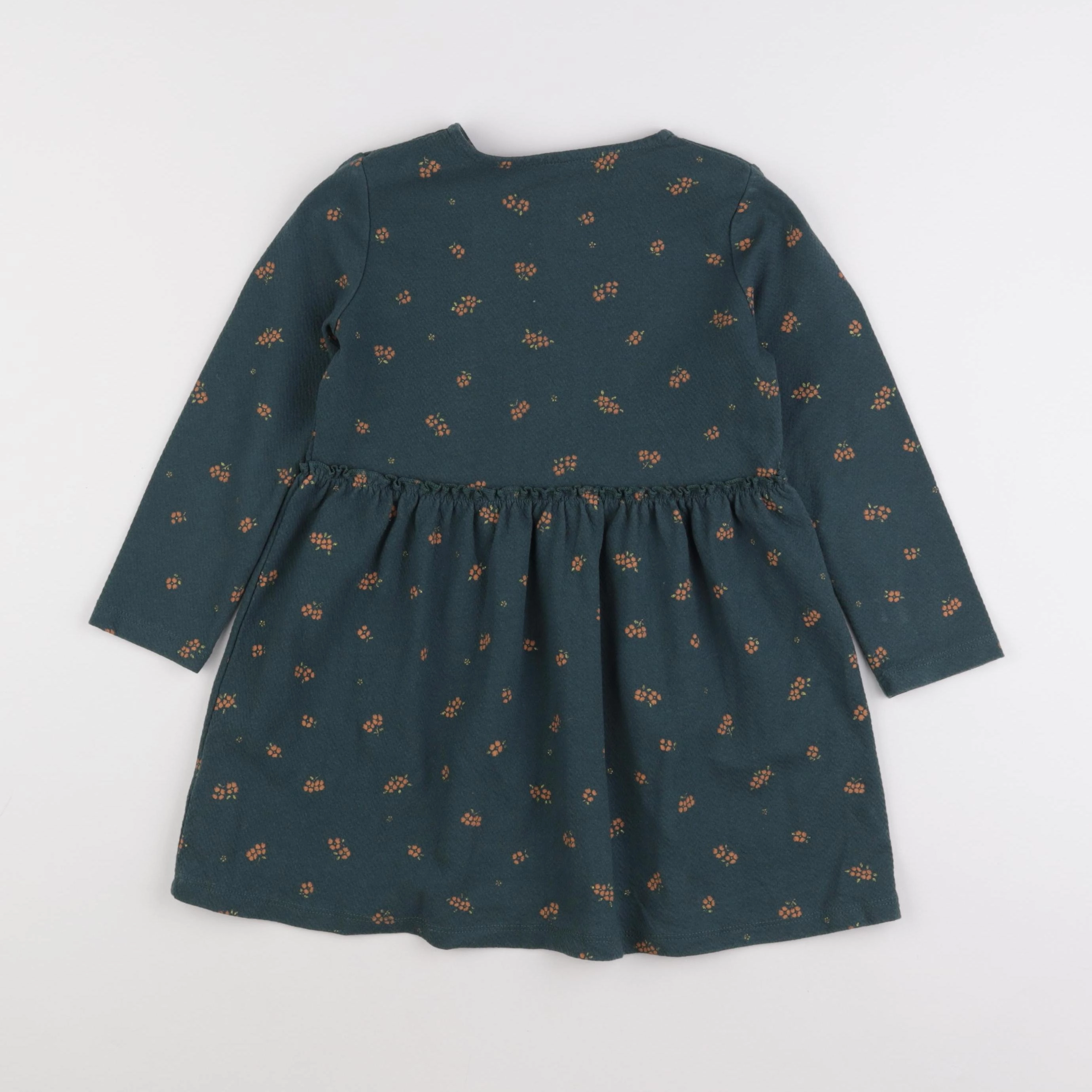 Vertbaudet - robe vert - 6 ans