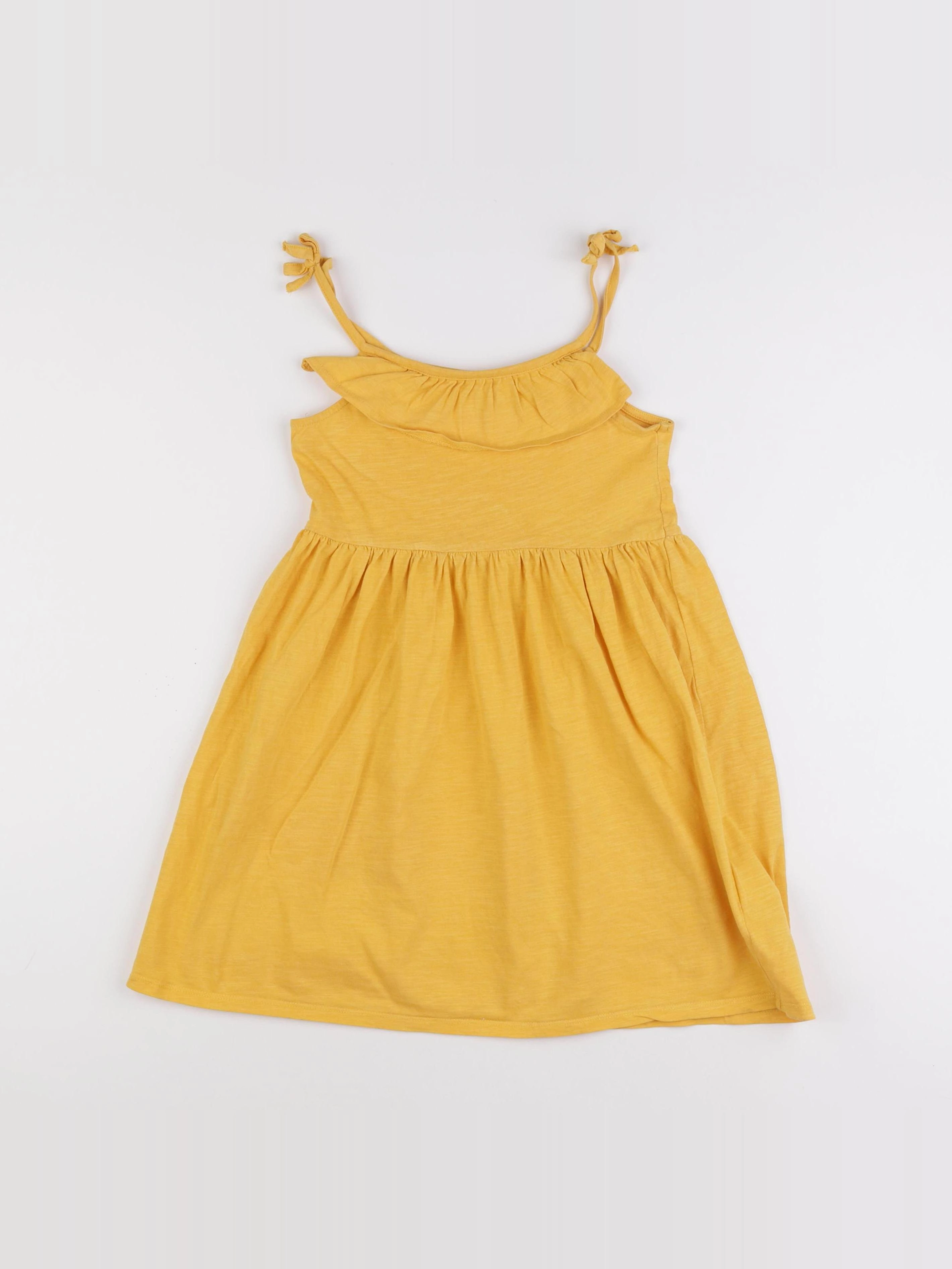 Vertbaudet - robe jaune - 8 ans