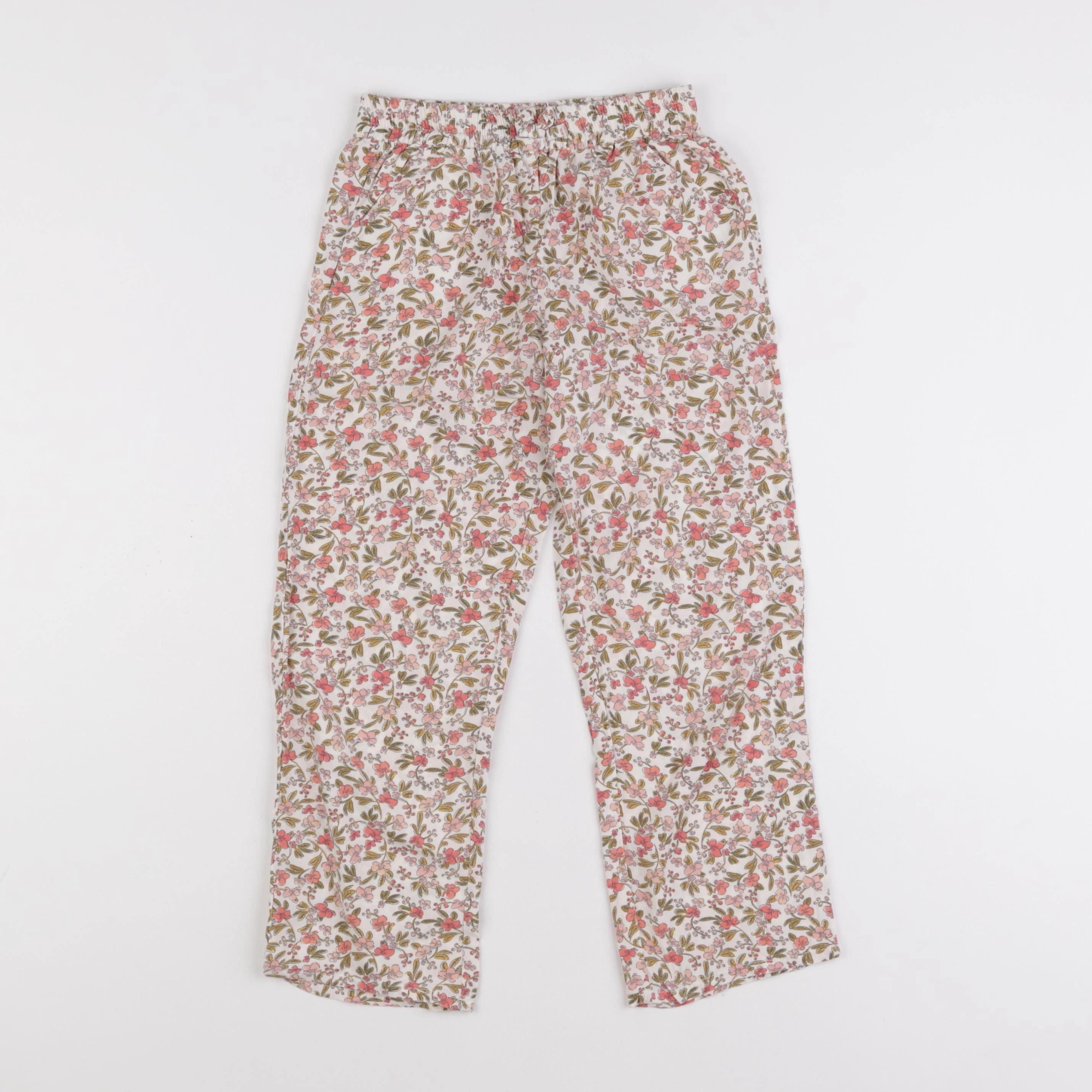 Vertbaudet - pantalon rose - 7 ans
